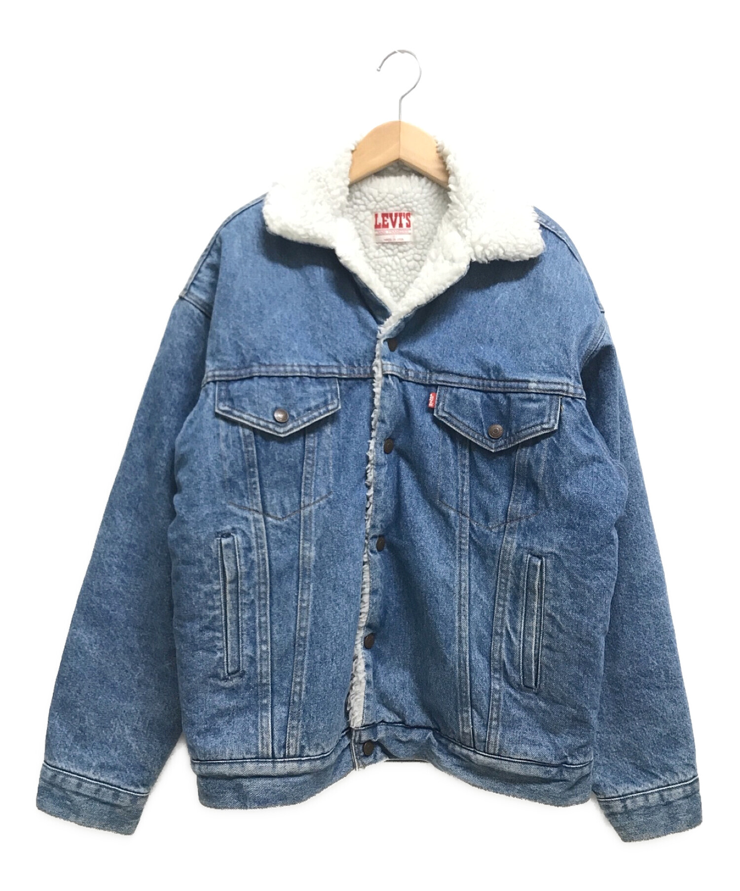 LEVI'S (リーバイス) 80-90’s裏ボアデニムジャケット インディゴ サイズ:S