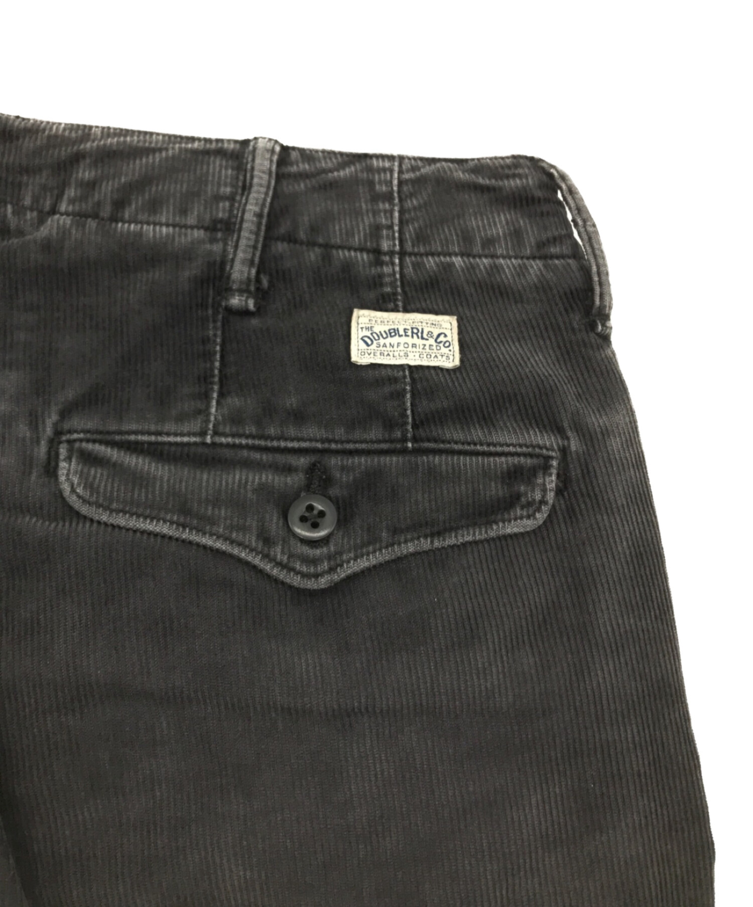 中古・古着通販】RRL (ダブルアールエル) コーデュロイパンツ ブラック サイズ:W32｜ブランド・古着通販 トレファク公式【TREFAC  FASHION】スマホサイト