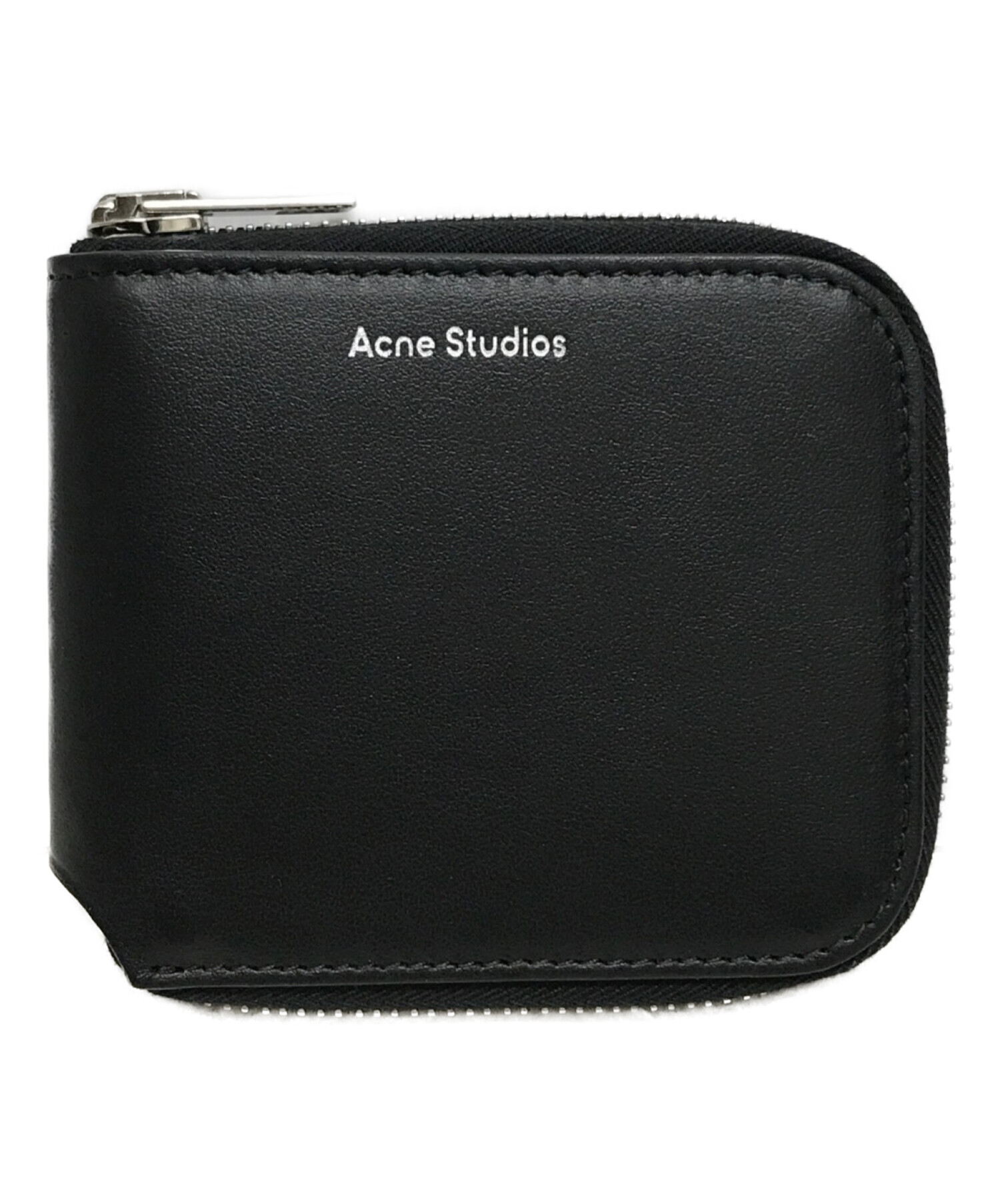 Acne studios (アクネストゥディオズ) コンパクトジップウォレット ブラック サイズ:下記参照