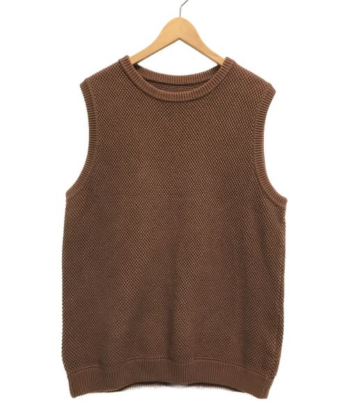 中古・古着通販】crepuscule (クレプスキュール) moss stitch vest