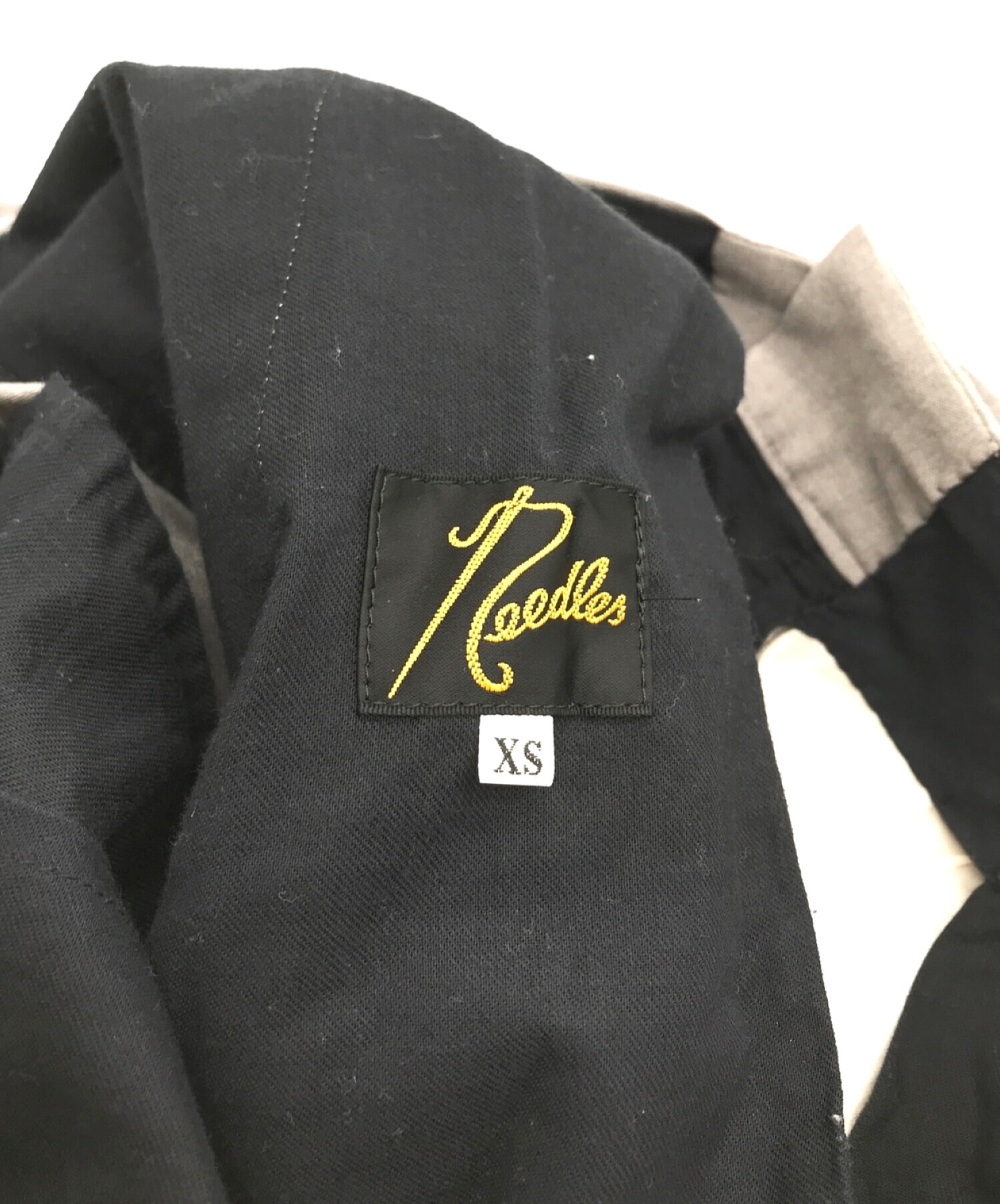 中古・古着通販】Needles (ニードルス) MILES JACKET SIDE TAB TROUSER グレー  サイズ:M/XS｜ブランド・古着通販 トレファク公式【TREFAC FASHION】スマホサイト