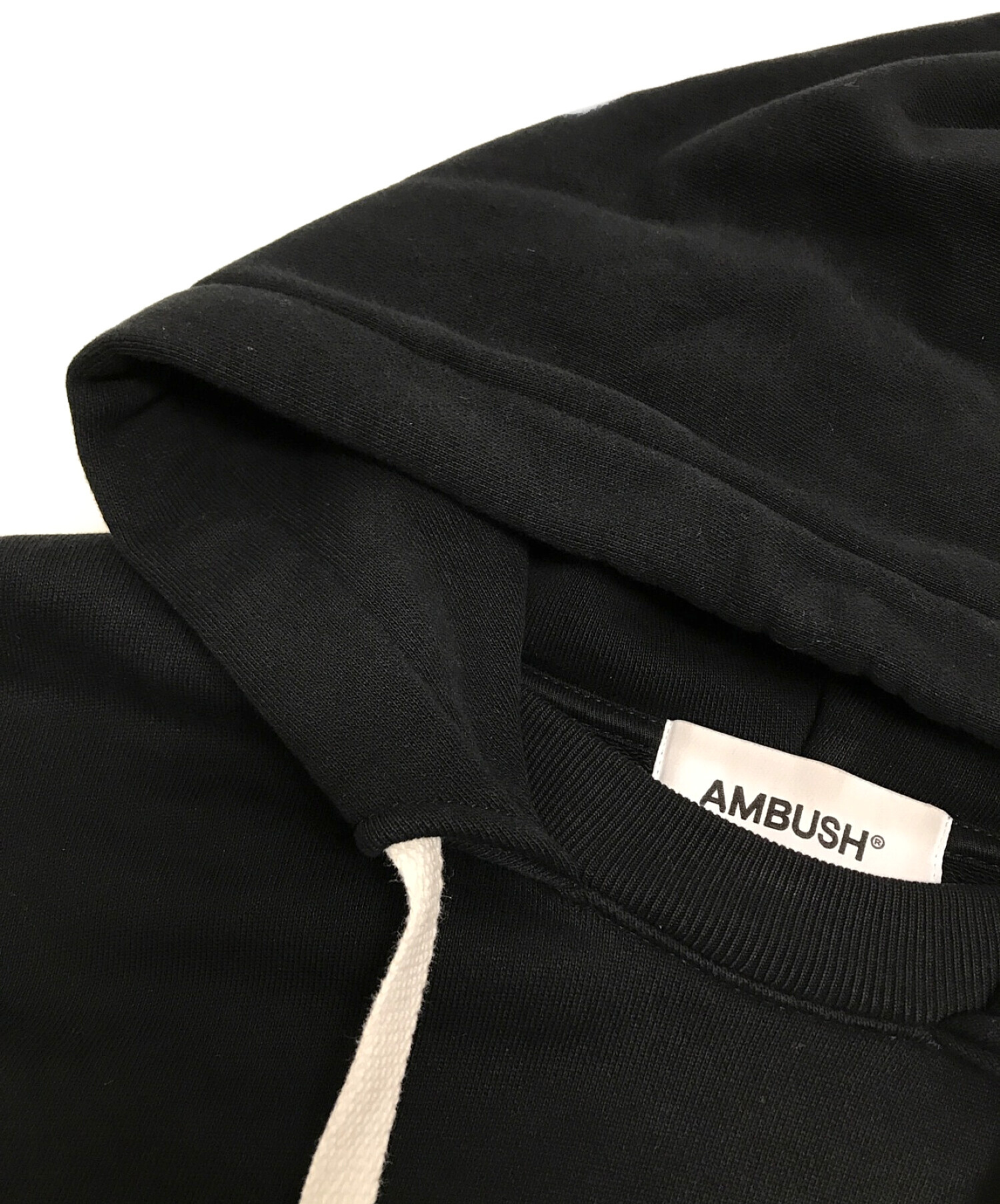 中古・古着通販】AMBUSH (アンブッシュ) REGULAR FIT HOODIE ブラック