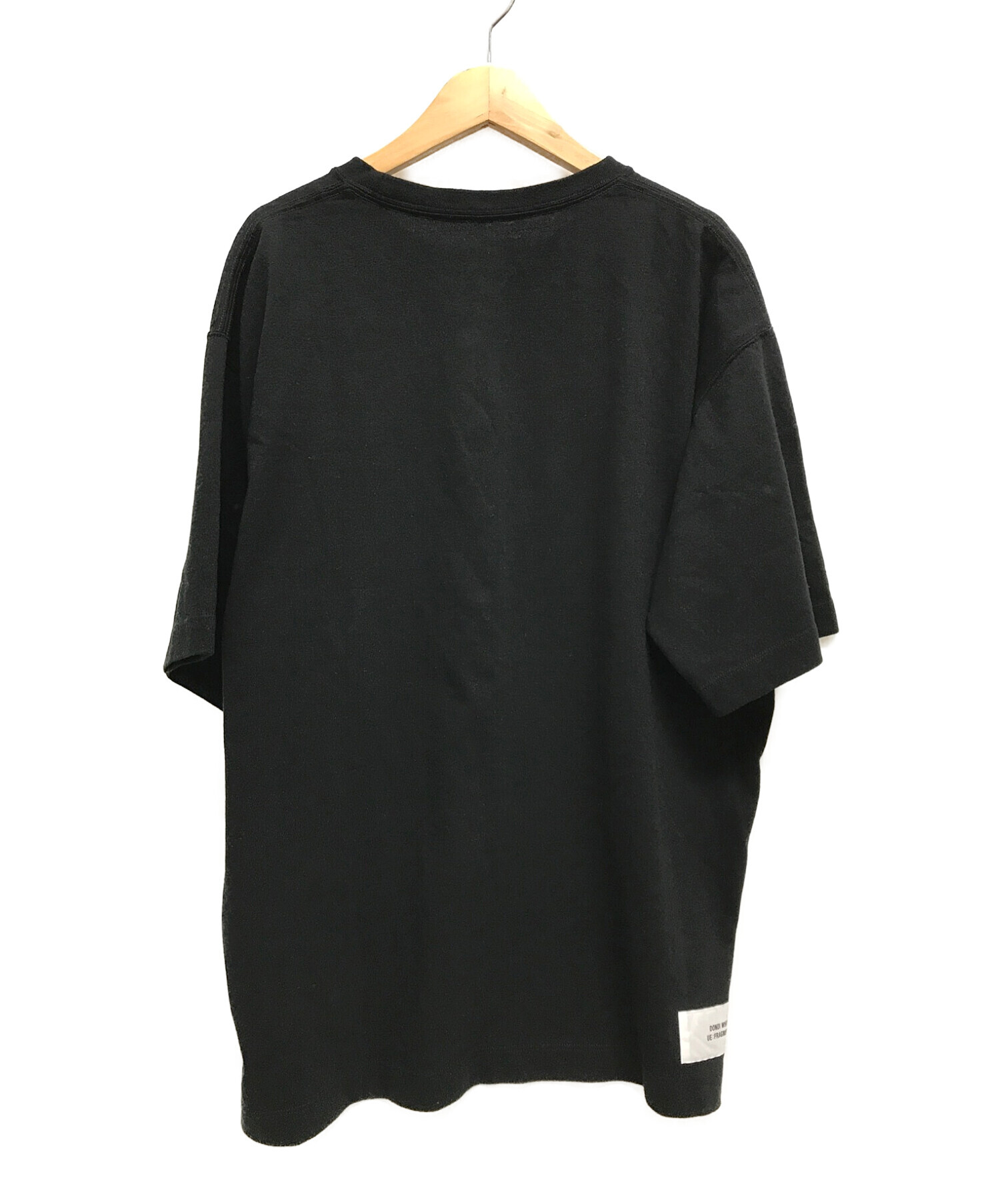 UNIFORM EXPERIMENT × fragment design × DONDI WHITE S/S SIGNATURE TAPERED  TEE ブラック サイズ:2