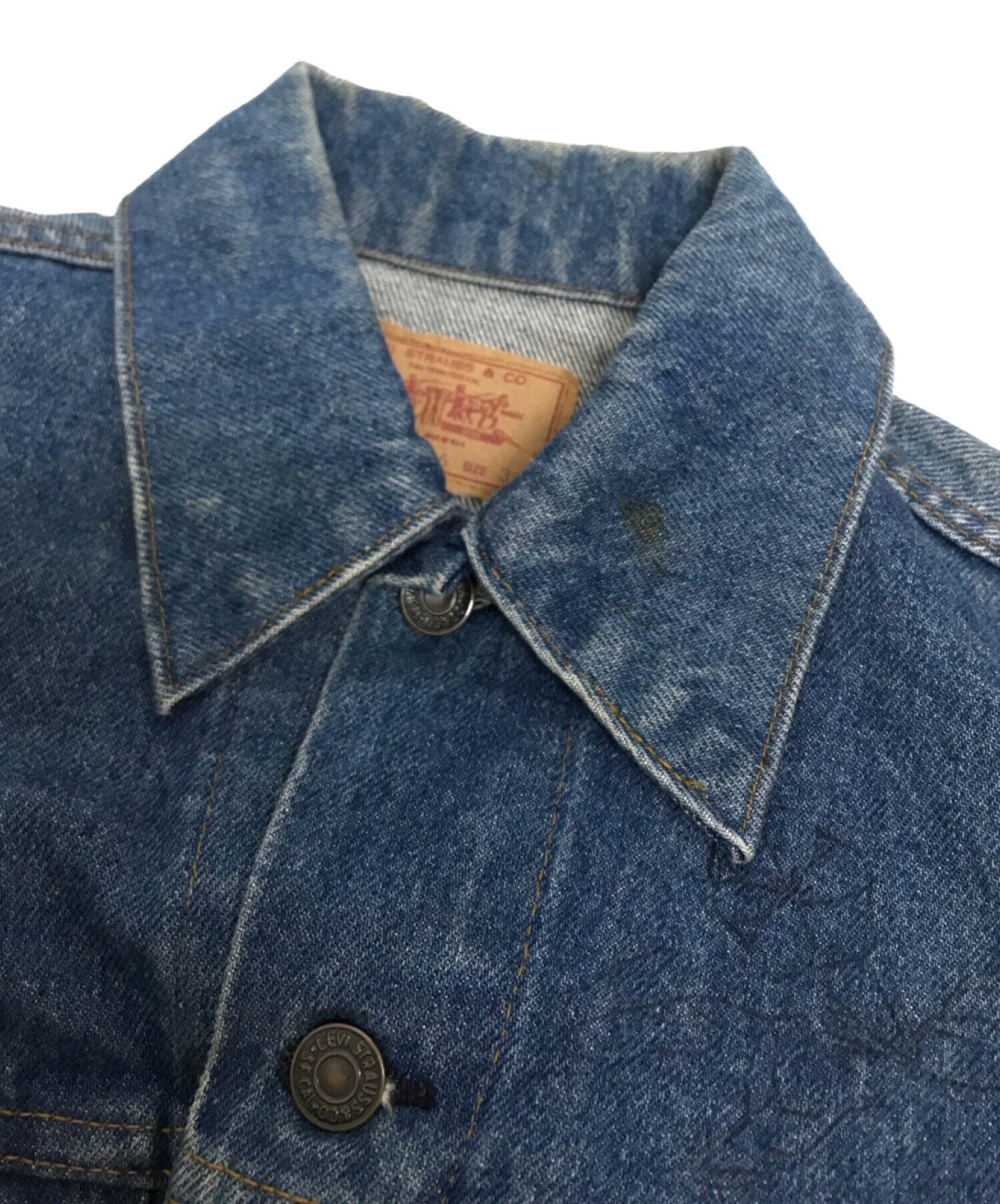 中古・古着通販】LEVI'S (リーバイス) 刺繍デニムジャケット