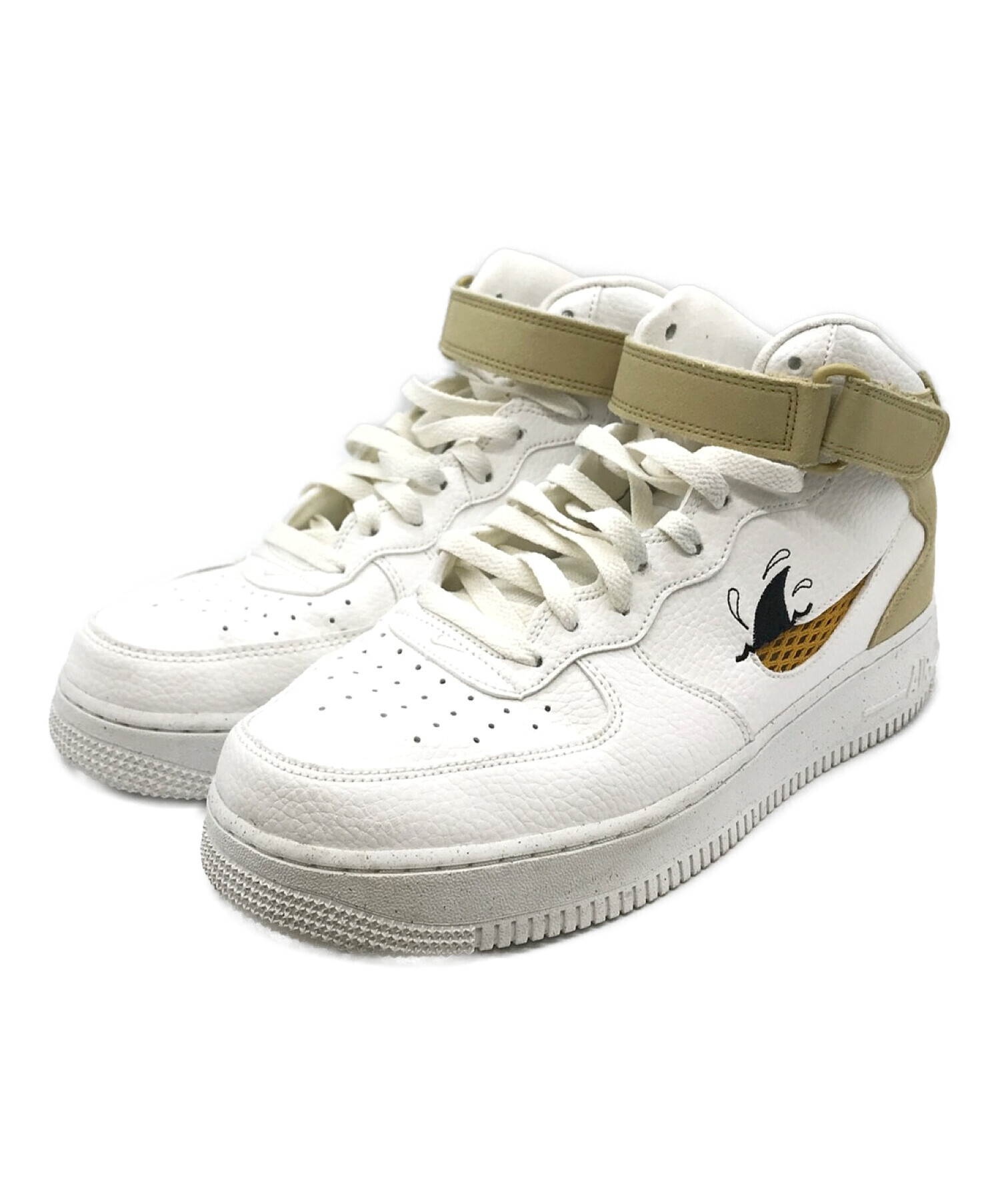 NIKE (ナイキ) AIR FORCE 1 MID 07 LV8 NN ホワイト サイズ:28.0cm