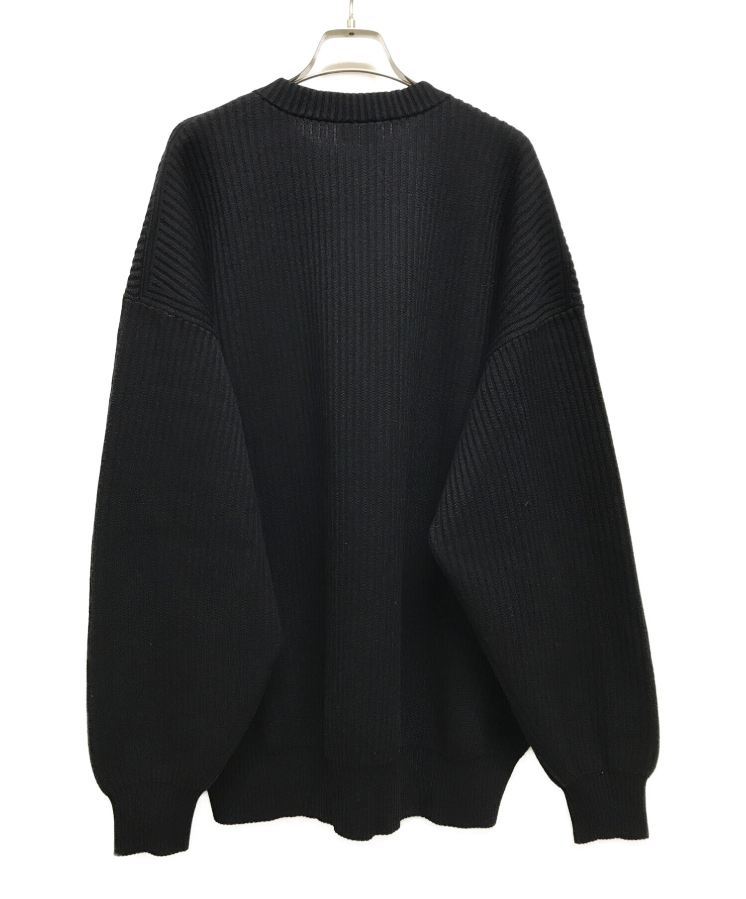 y-3 ワイスリー　Tech knit Crew Sweater Black