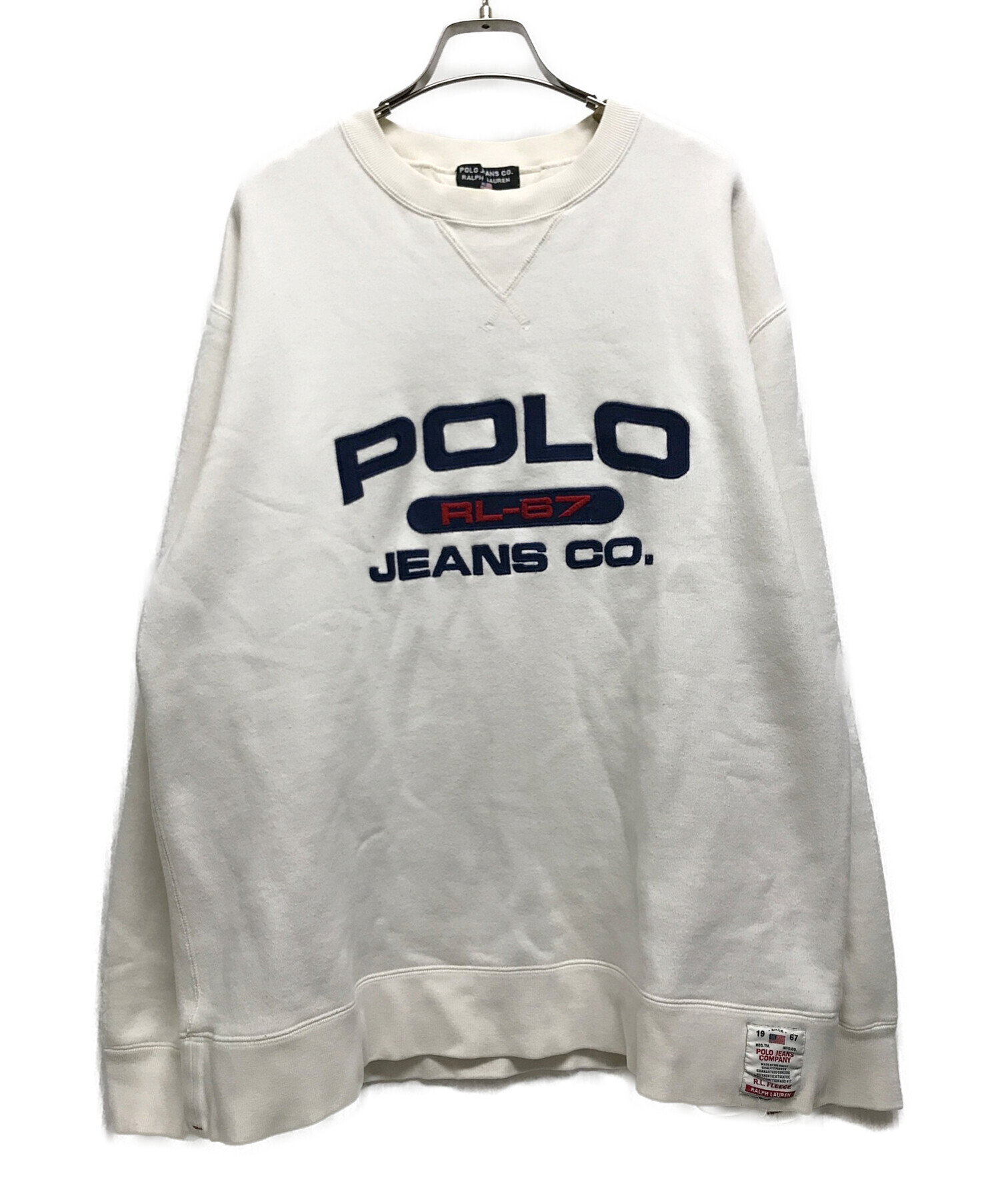 POLO JEANS CO. (ポロジーンズカンパニー) ロゴスウェット ホワイト サイズ:XL