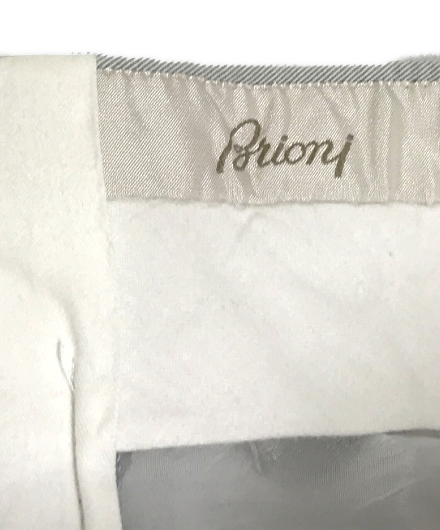 中古・古着通販】BRIONI (ブリオーニ) シルク混スラックスパンツ