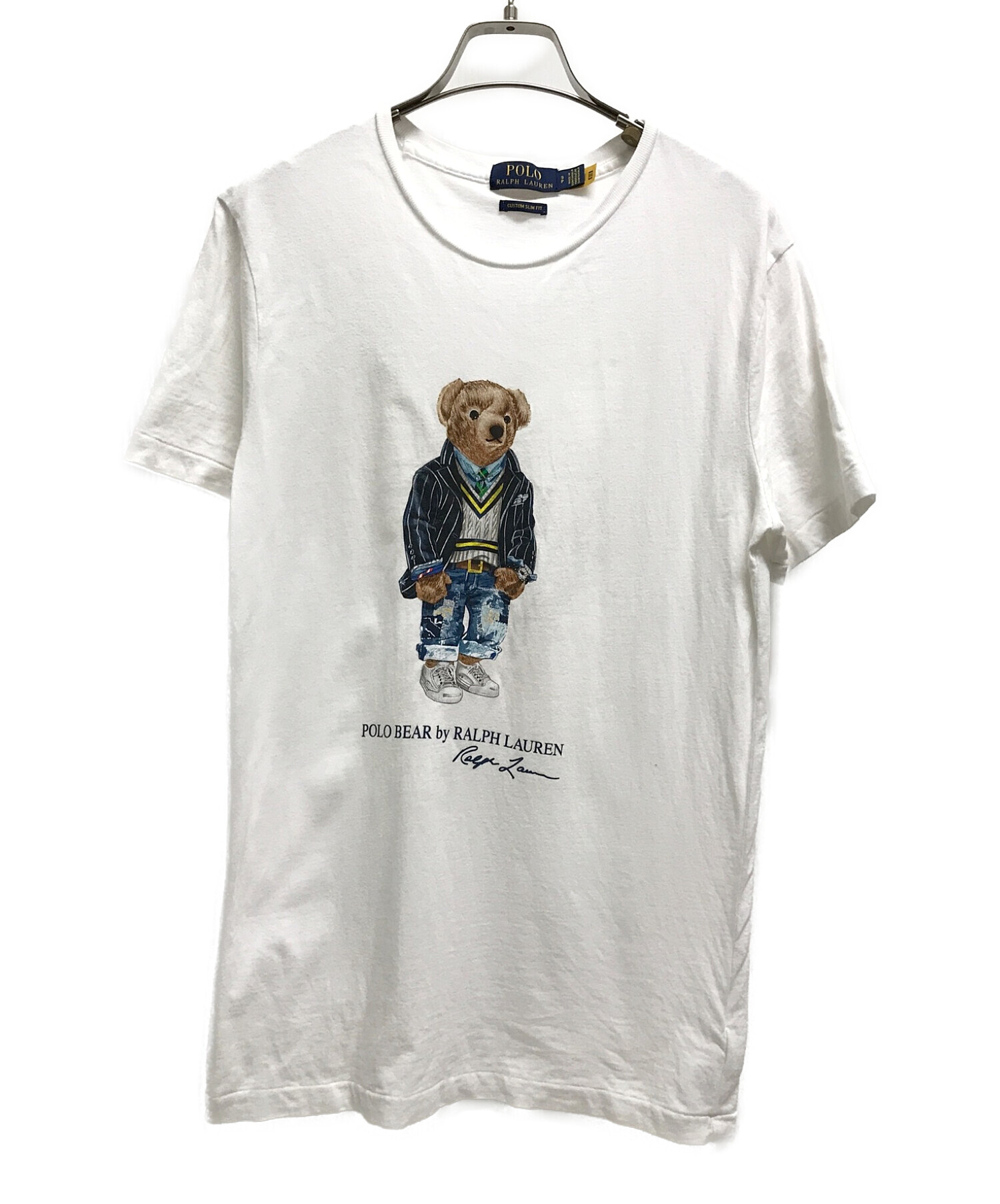 POLO RALPH LAUREN (ポロ・ラルフローレン) ポロベアーTシャツ ホワイト サイズ:S