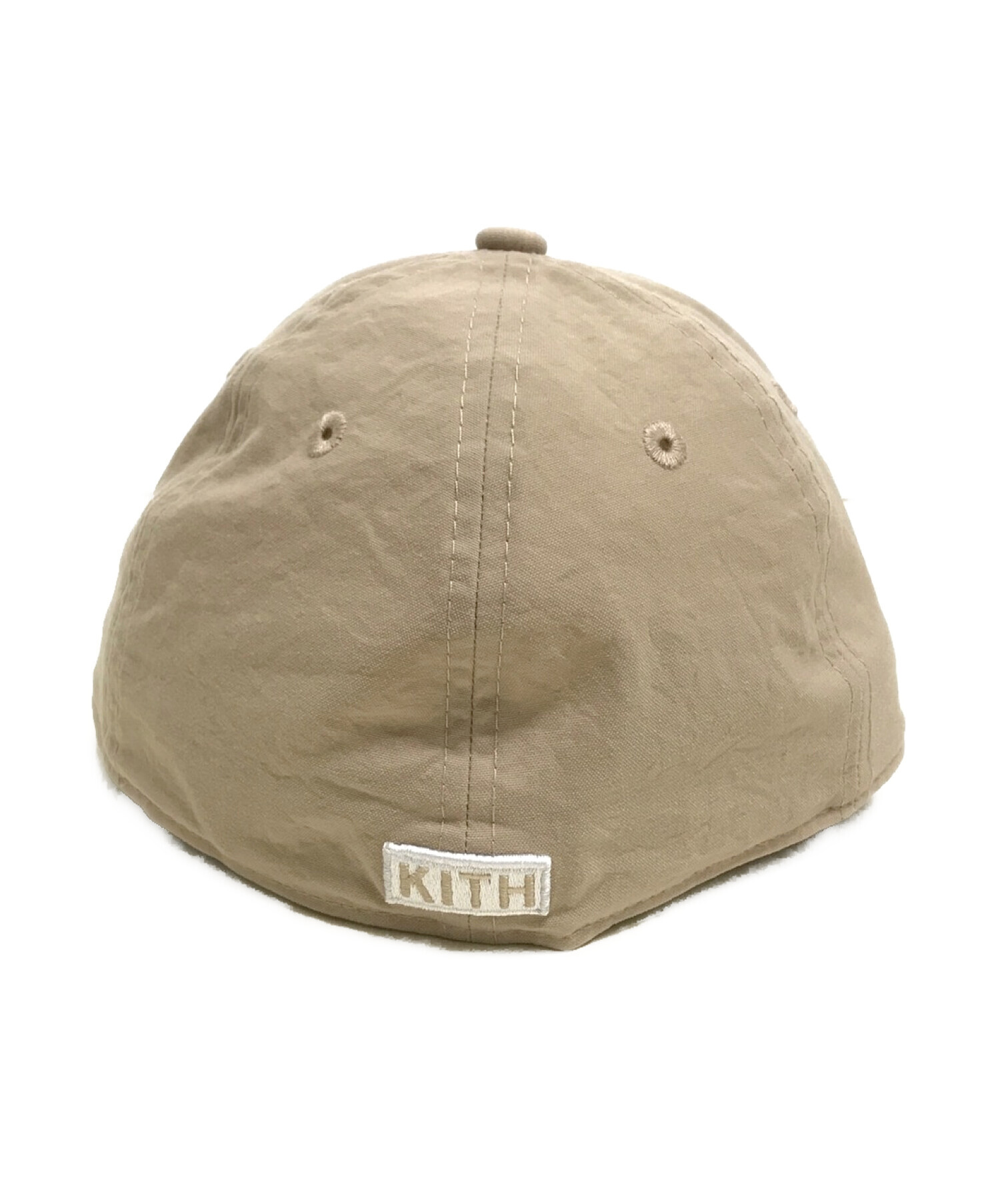 New Era×KITH (ニューエラ×キス) コラボベースボールキャップ ベージュ サイズ:7 1/8