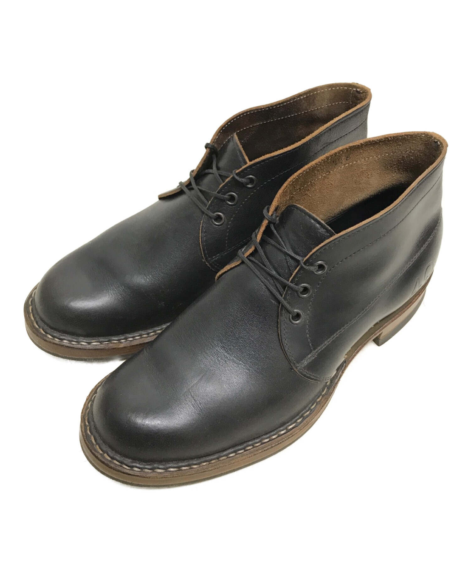 WHITE'S BOOTS (ホワイツブーツ) 4Q CHUKKA ブラック サイズ:9.5