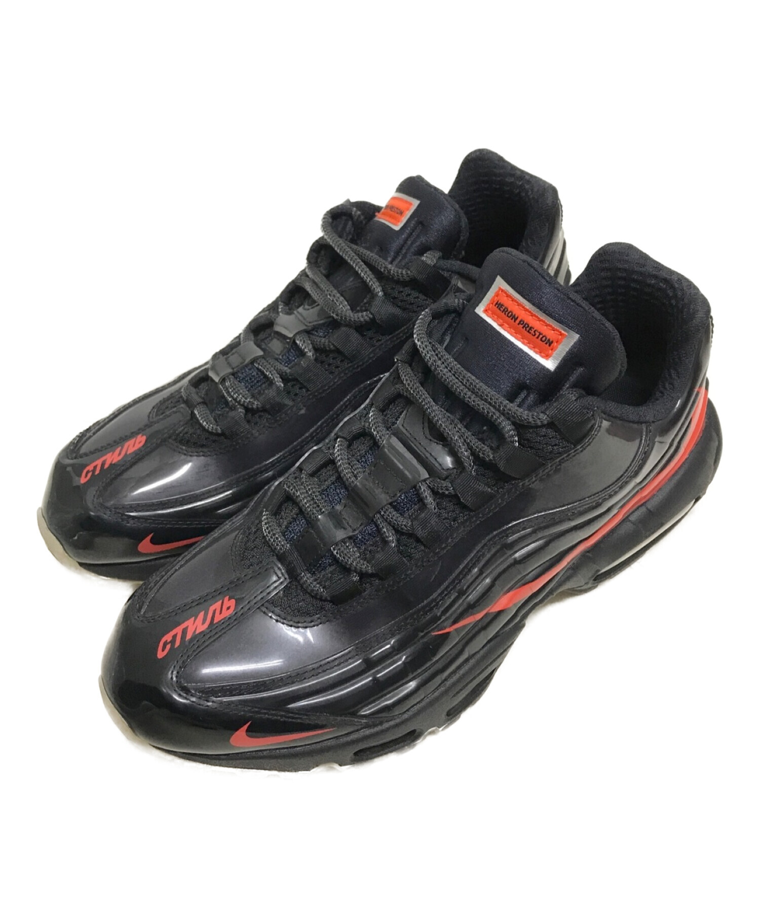 NIKE×HERON PRESTON (ナイキ×ヘロンプレストン) HERON PRESTON AIR MAX 95 BY YOU ブラック  サイズ:27.0cm