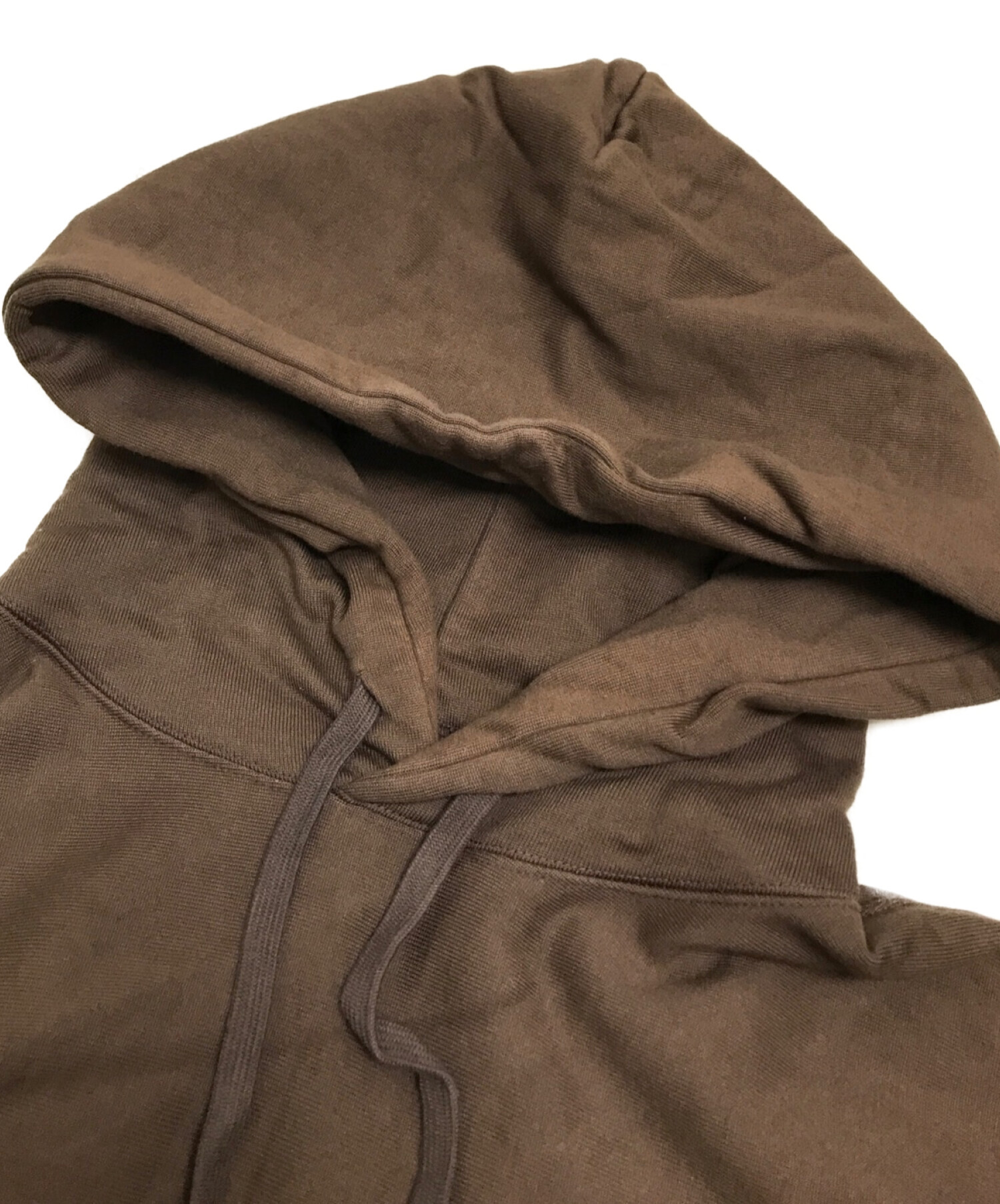 MARKAWARE (マーカウェア) REVERSE FLEECE HUGE PARKA ブラウン サイズ:3