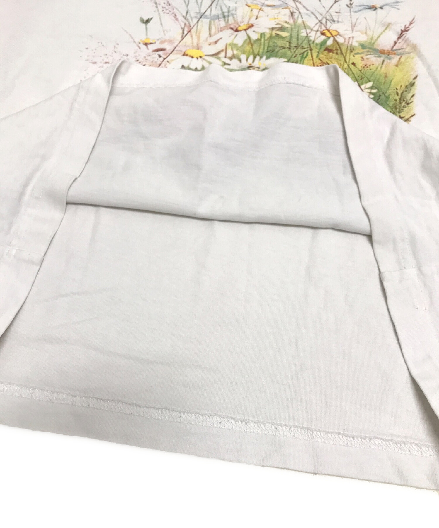 KITH (キス) 22SSフラワープリントTシャツ ホワイト サイズ:S