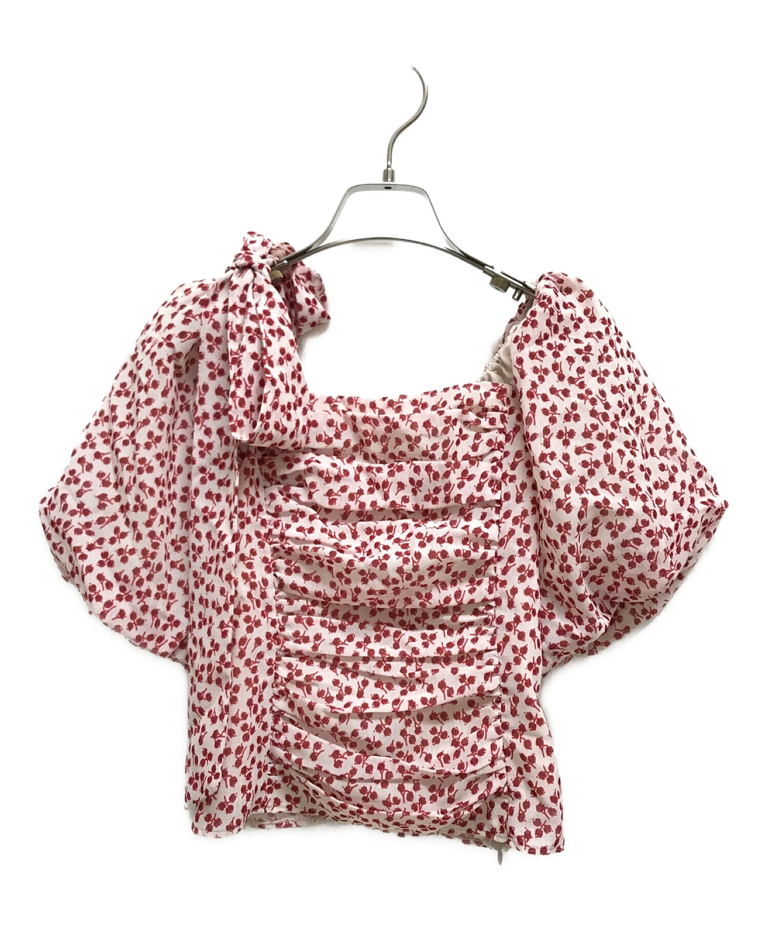 Her lip to Garden Floral-print Blouse