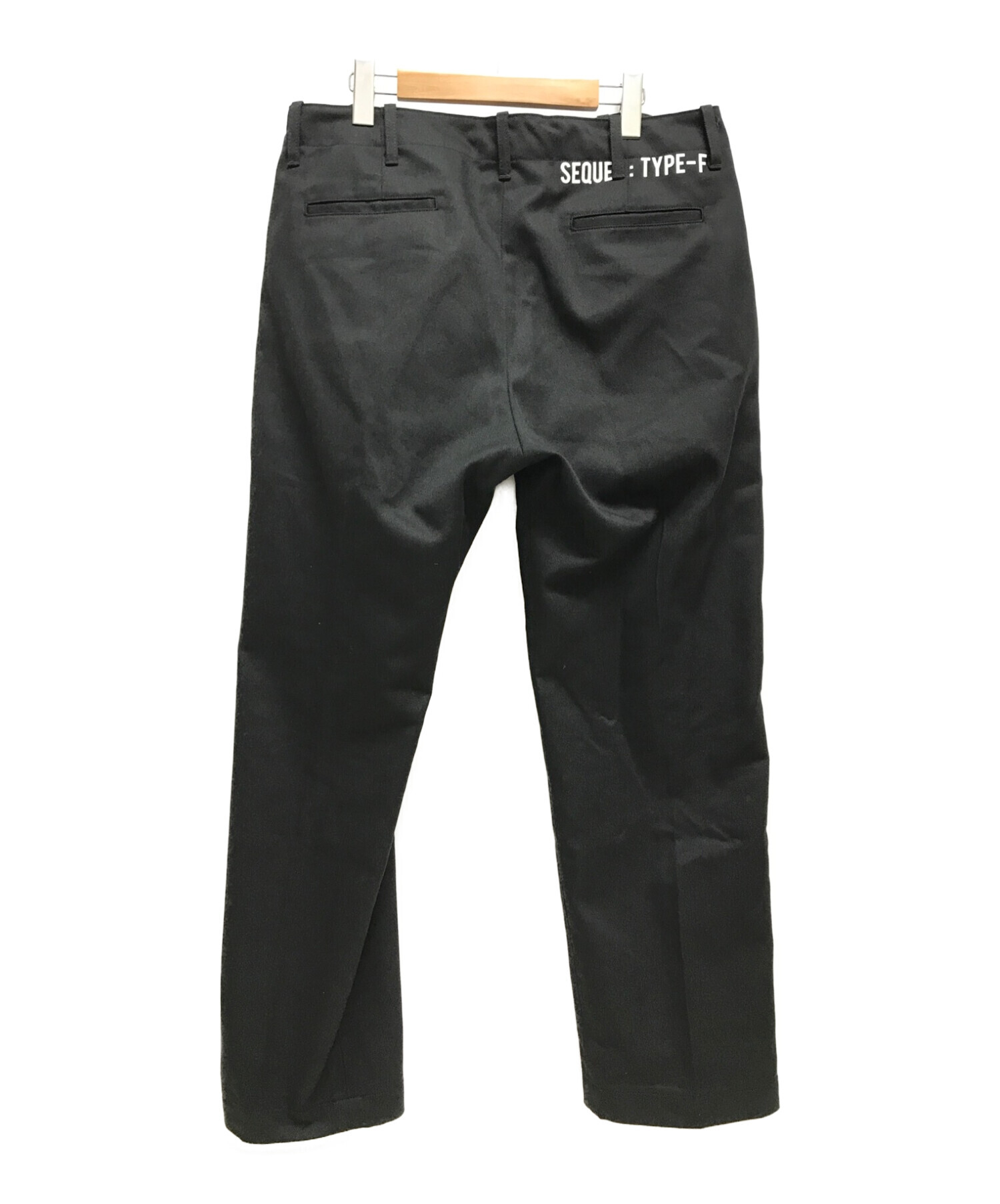 SEQUEL (シークエル) TYPE-F CHINO PANTS ブラック サイズ:XL