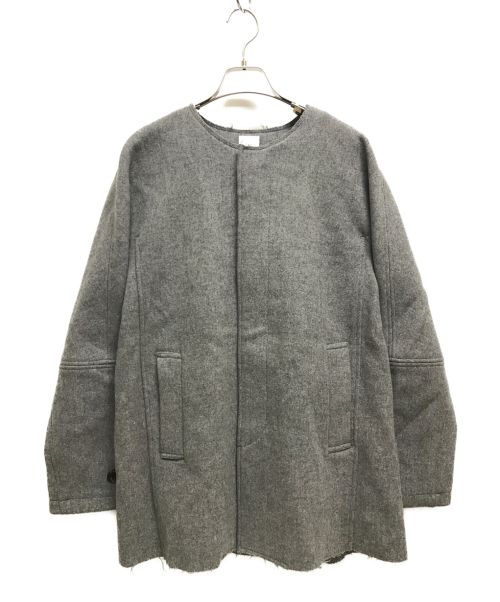 【中古・古着通販】Name. (ネーム) バックジップウールノーカラー