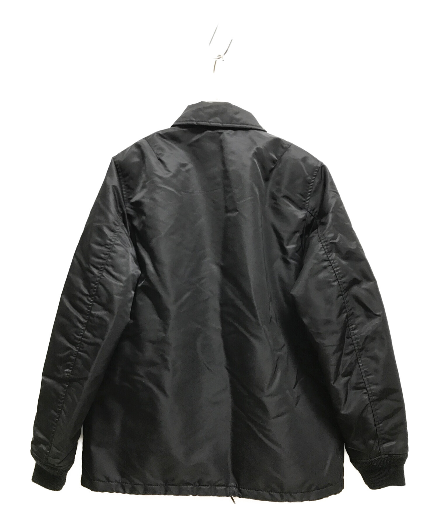 BEAMS (ビームス) HEAVY NYLON COACH JACKET ブラック サイズ:S