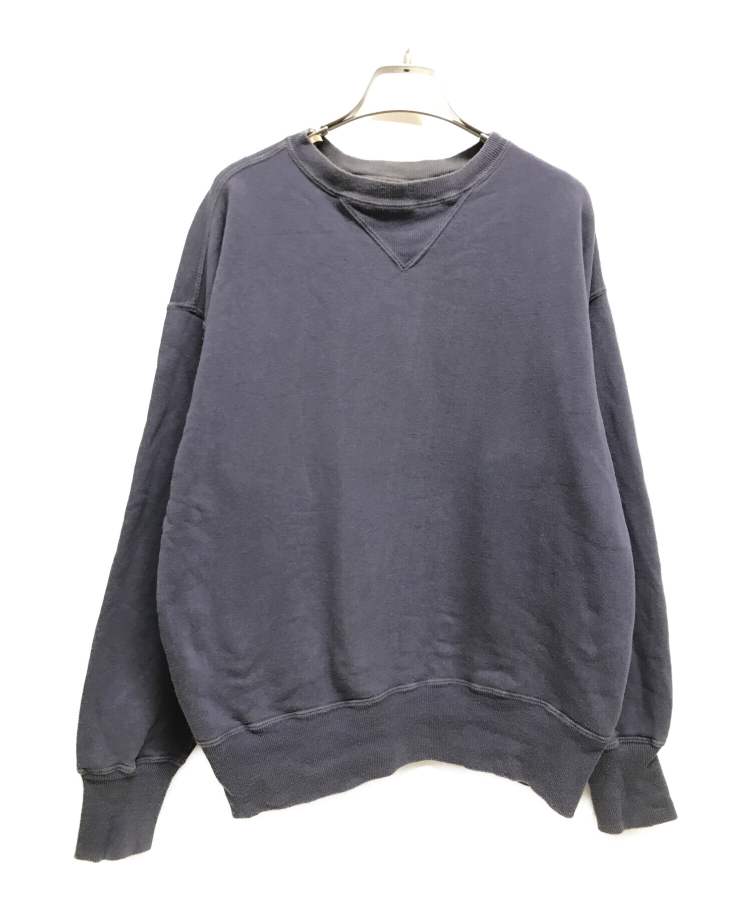 BEAMS PLUS×WAREHOUSE (ビームスプラス×ウエアハウス) 別注クルーネックスウェット ネイビー サイズ:42