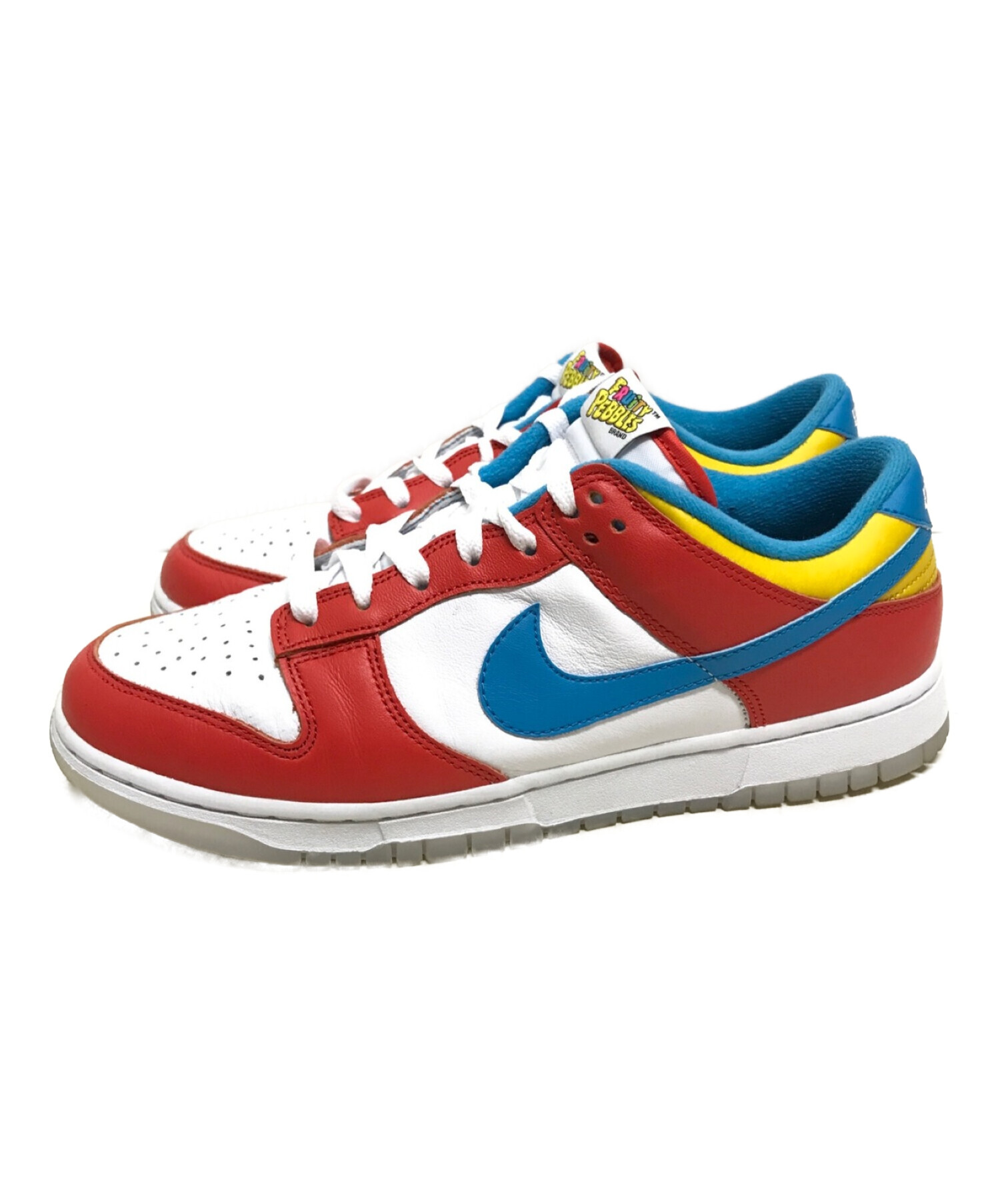 NIKE×FRUiTY PEBBLES (ナイキ×フルーティー ペブルス) Dunk Low QS Habanero Red/Dark  Sulfur/Laser Blue サイズ:27.0cm