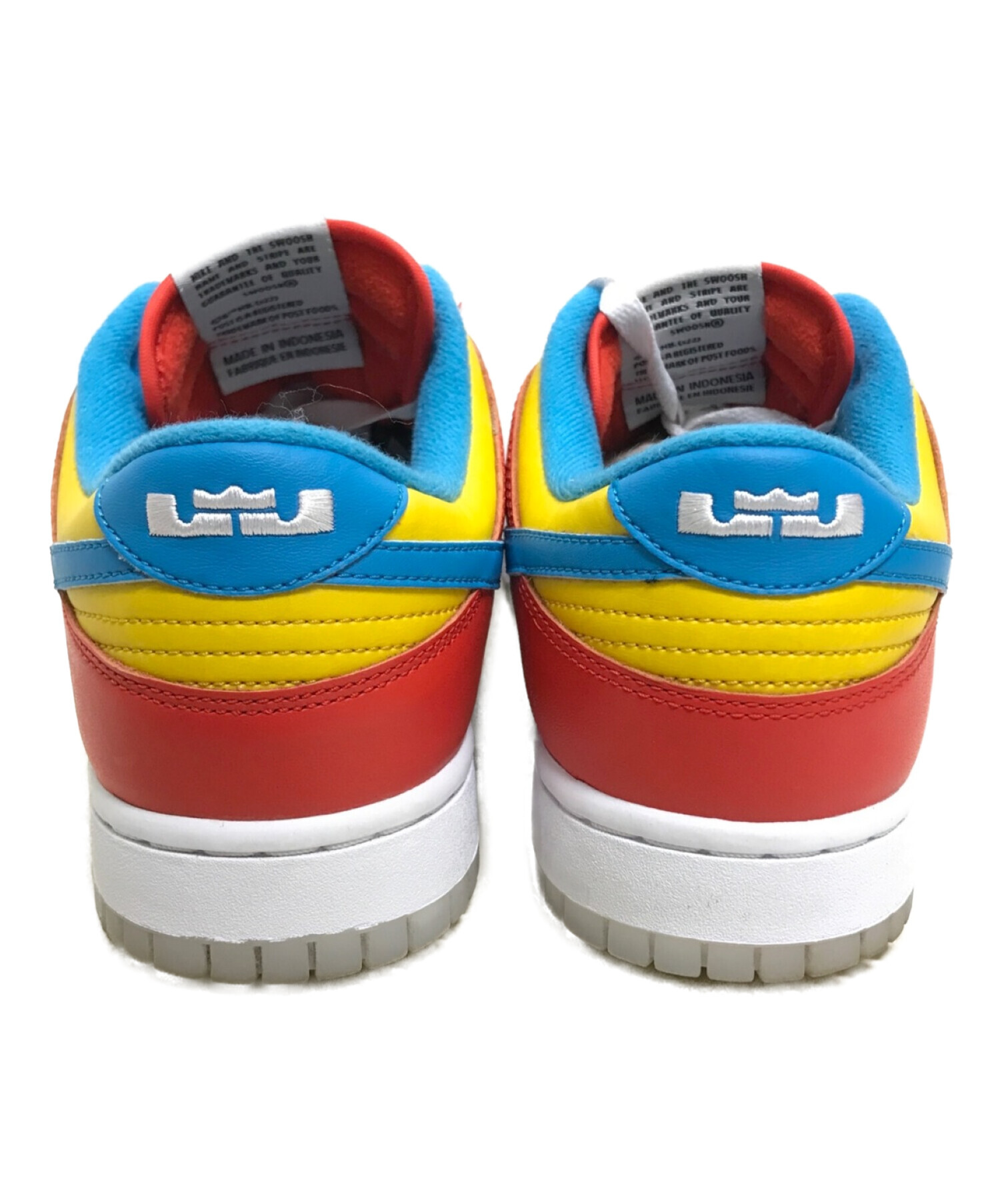 NIKE×FRUiTY PEBBLES (ナイキ×フルーティー ペブルス) Dunk Low QS Habanero Red/Dark  Sulfur/Laser Blue サイズ:27.0cm