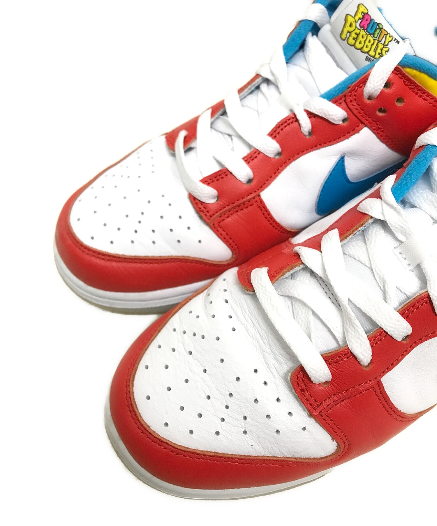 NIKE×FRUiTY PEBBLES (ナイキ×フルーティー ペブルス) Dunk Low QS Habanero Red/Dark  Sulfur/Laser Blue サイズ:27.0cm