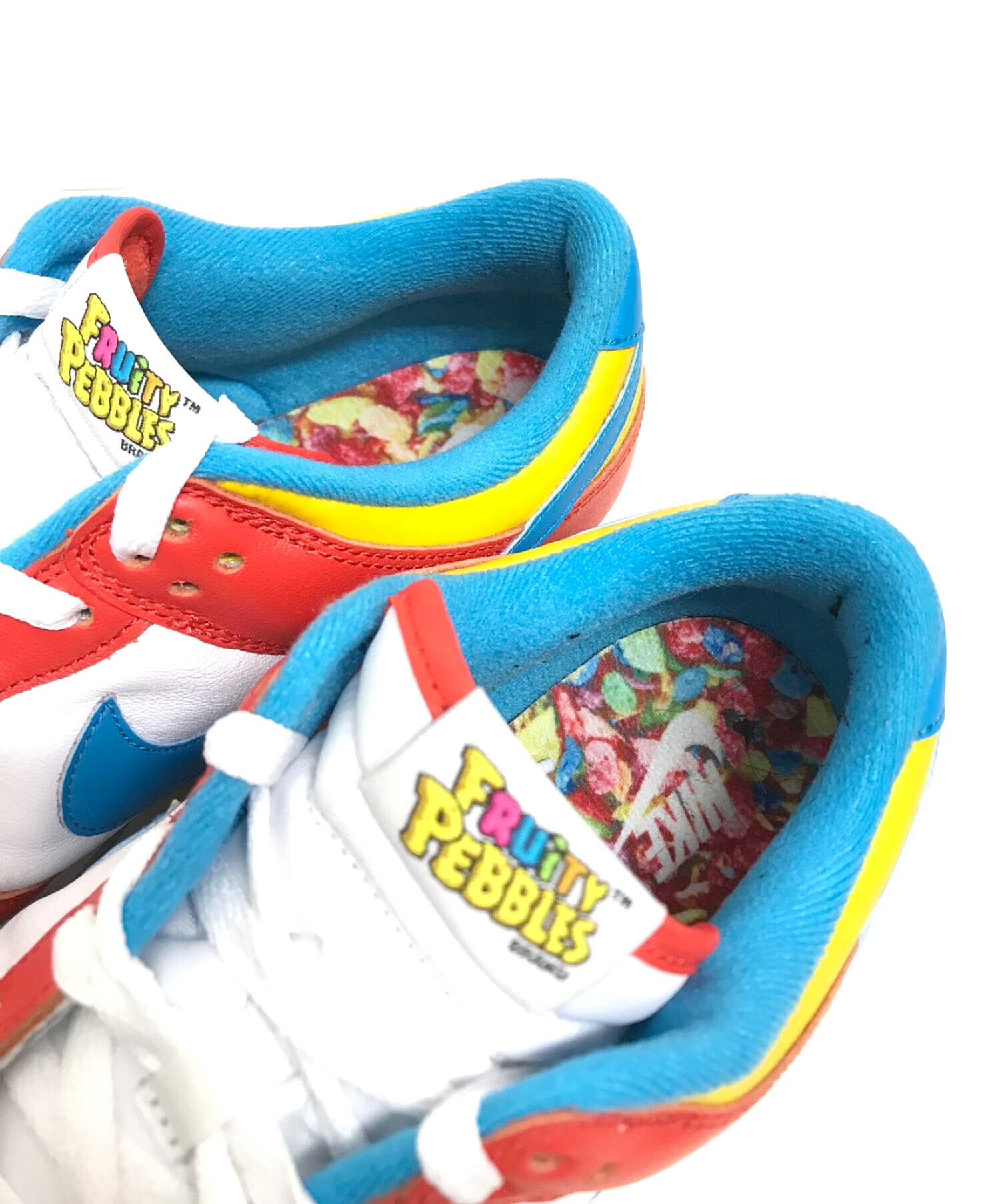 NIKE×FRUiTY PEBBLES (ナイキ×フルーティー ペブルス) Dunk Low QS Habanero Red/Dark  Sulfur/Laser Blue サイズ:27.0cm