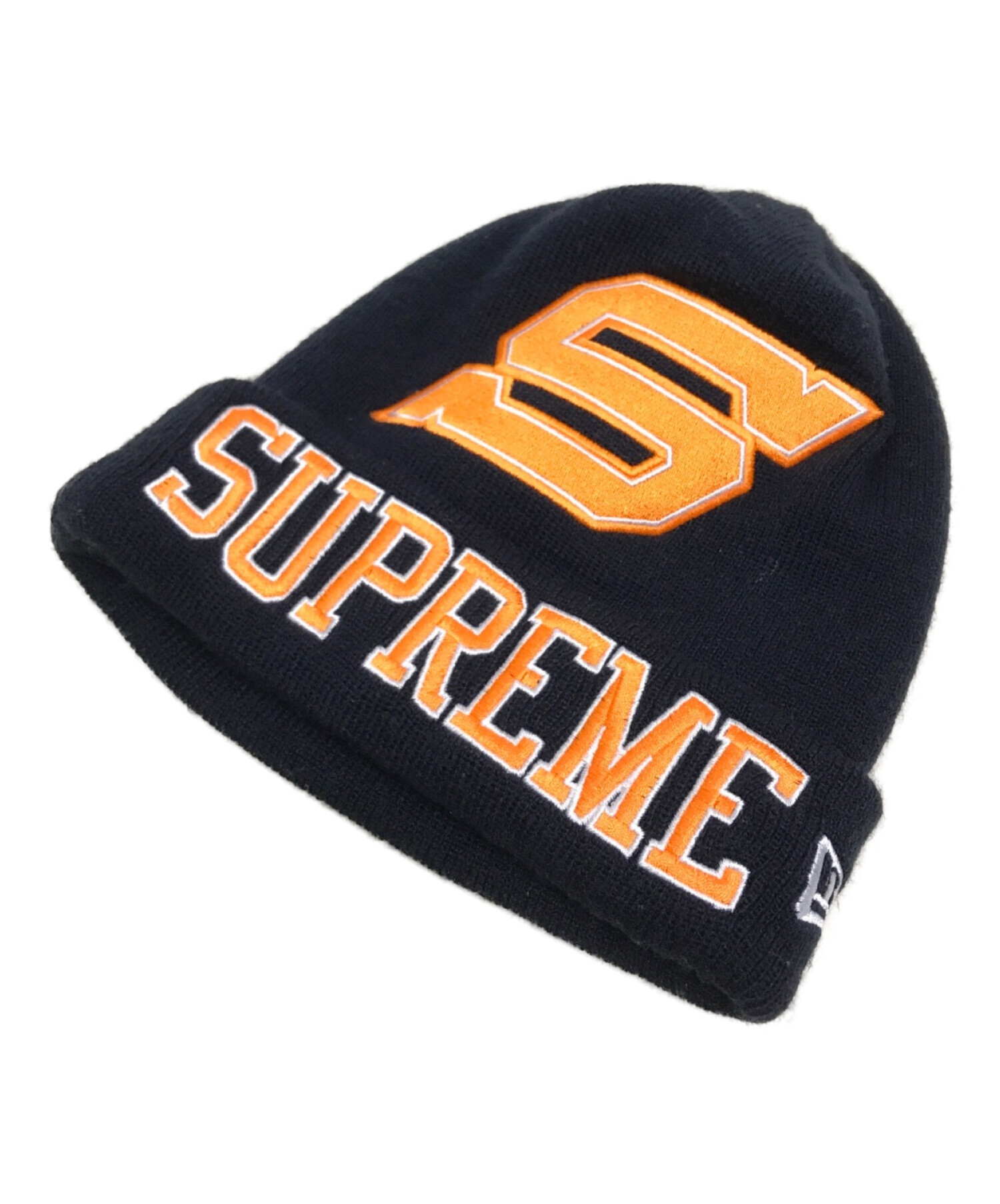 SUPREME×NEWERA (シュプリーム × ニューエラ) 16AW BIG S BEANIE ブラック サイズ:下記参照