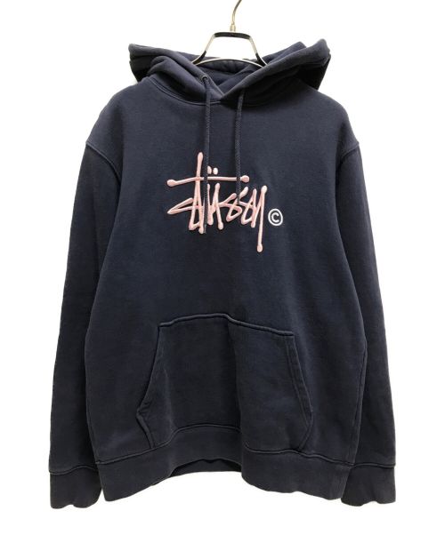 中古・古着通販】stussy (ステューシー) ロゴ刺繍パーカー