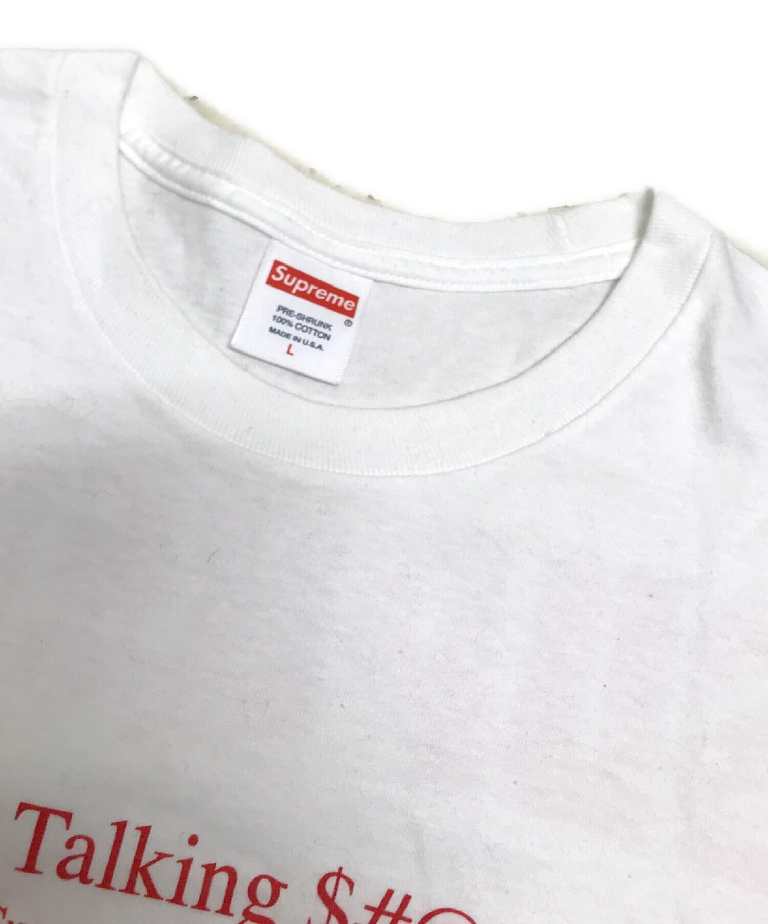 SUPREME (シュプリーム) 22SS Still Talking Tee ホワイト サイズ:L