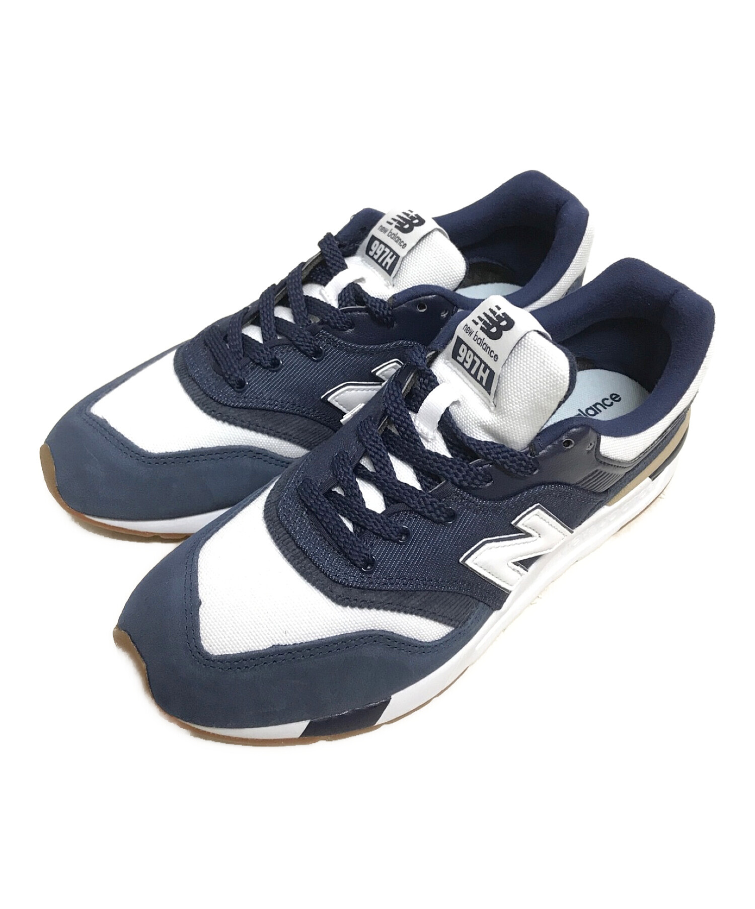 NEW BALANCE (ニューバランス) ローカットスニーカー ネイビー サイズ:25.0cm