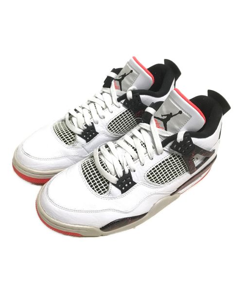 中古・古着通販】NIKE (ナイキ) AIR JORDAN 4 RETRO ホワイト サイズ