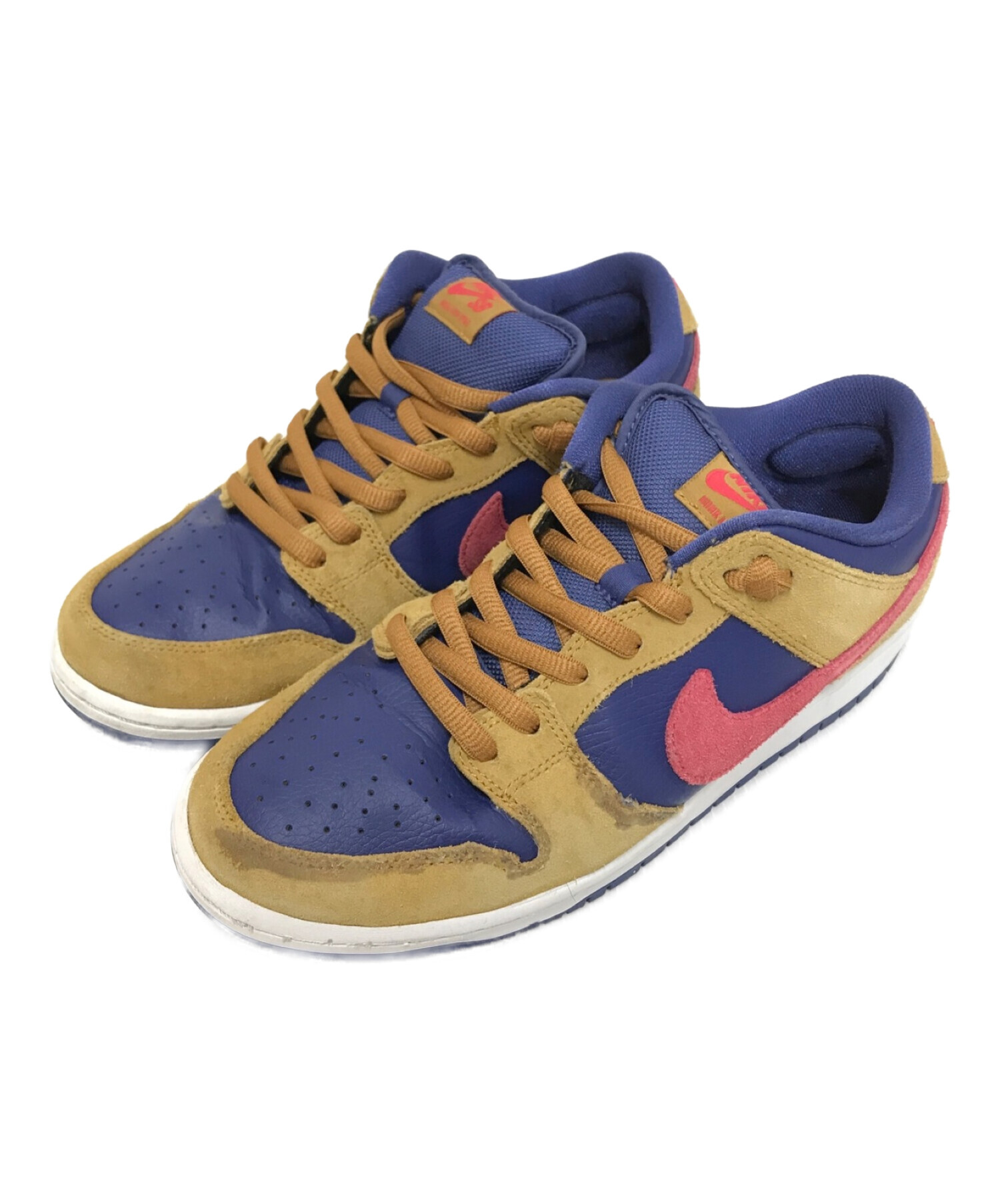 NIKE SB (ナイキエスビー) DUNK LOW PRO WHEAT AND PURPLE サイズ:27.5cm