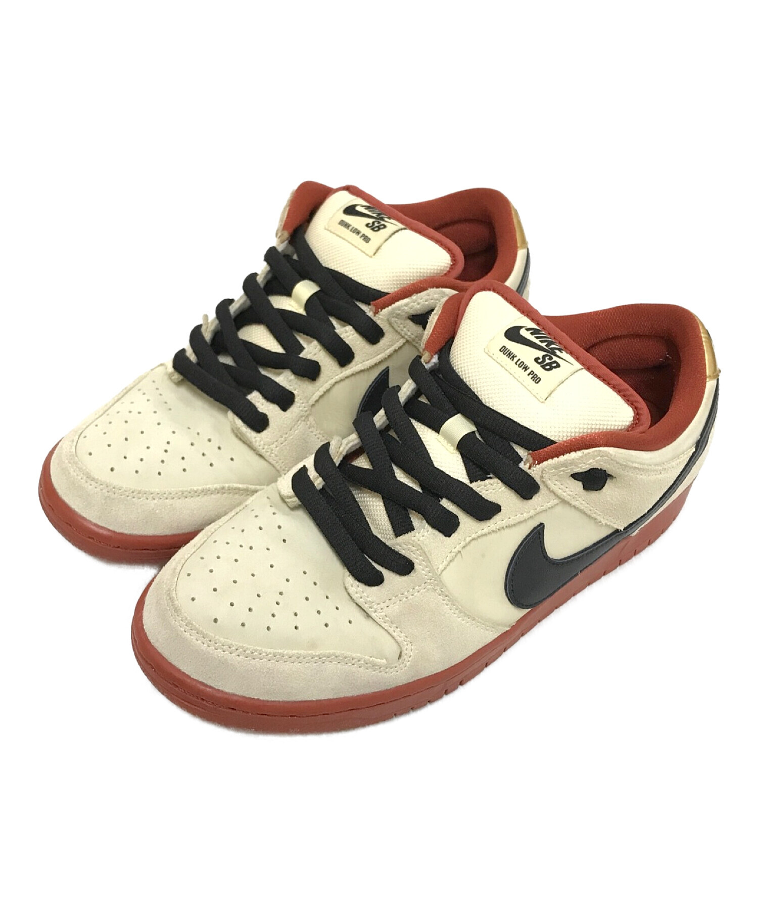 NIKE SB (ナイキエスビー) DUNK LOW PRO MUSLIN/BLACK-MUSLIN サイズ:27.5cm