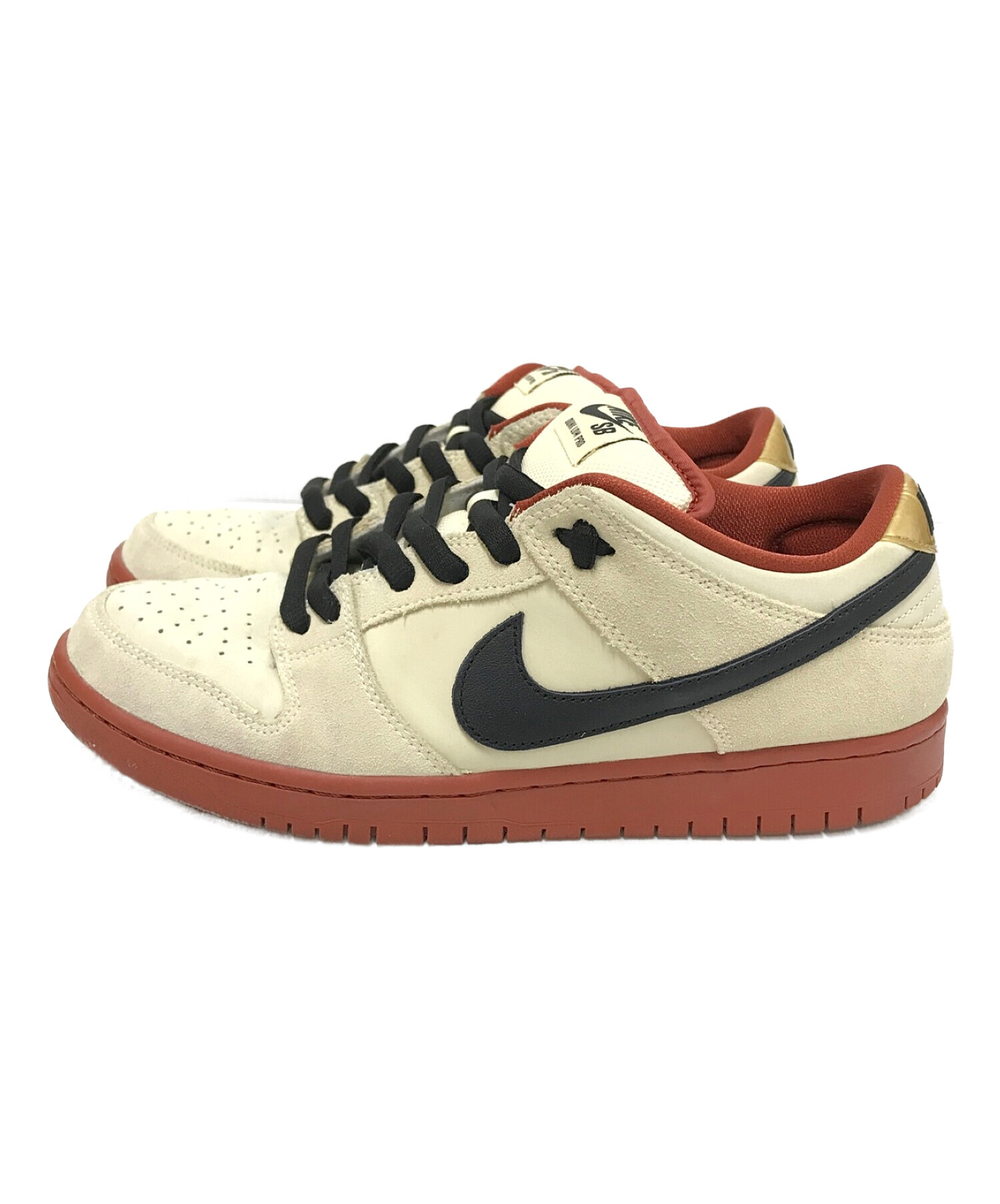 NIKE SB (ナイキエスビー) DUNK LOW PRO MUSLIN/BLACK-MUSLIN サイズ:27.5cm