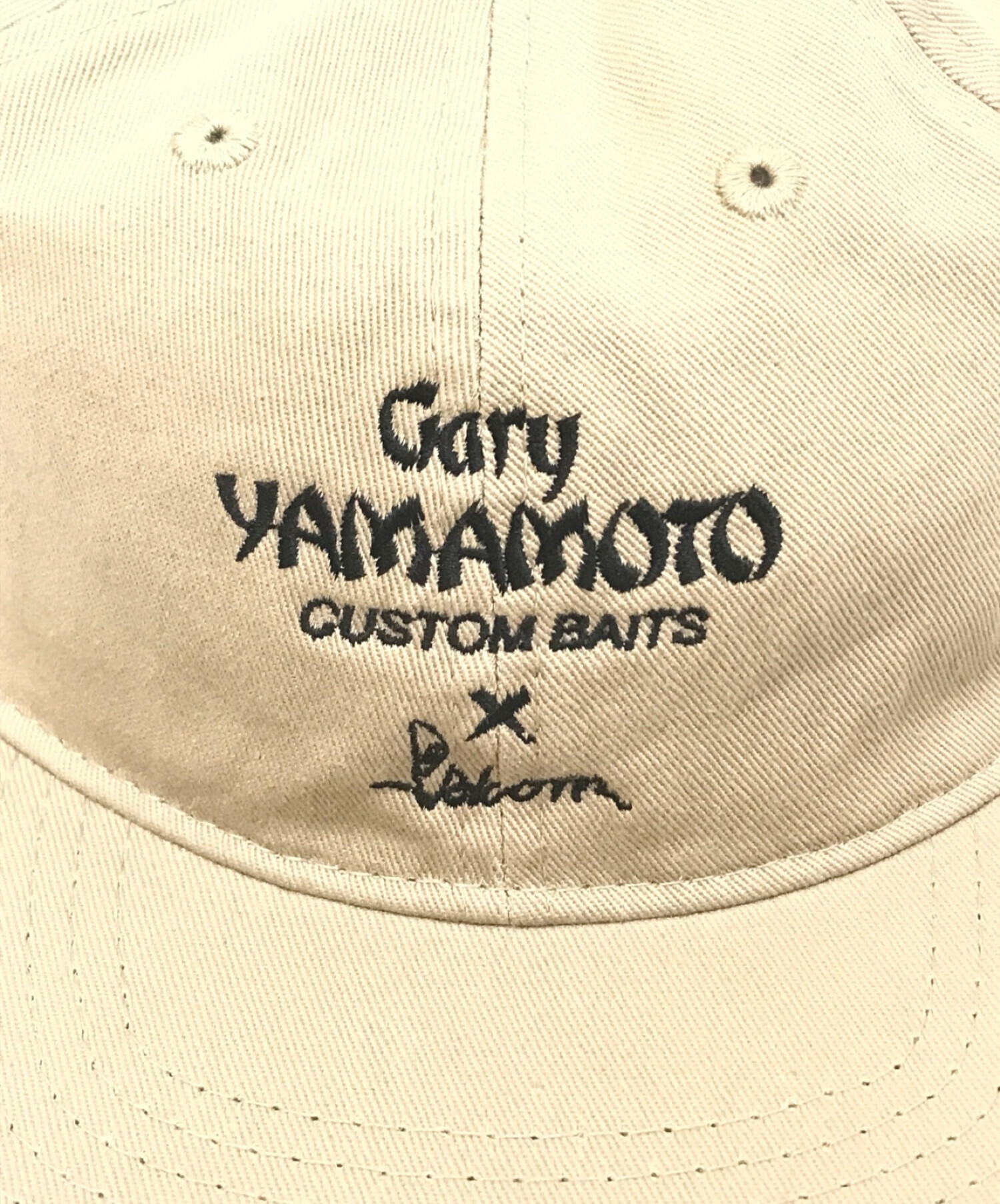 GARY YAMAMOTO×PSICOM (ゲーリーヤマモト×サイコム) フラットバイザーキャップ ベージュ サイズ:下記参照