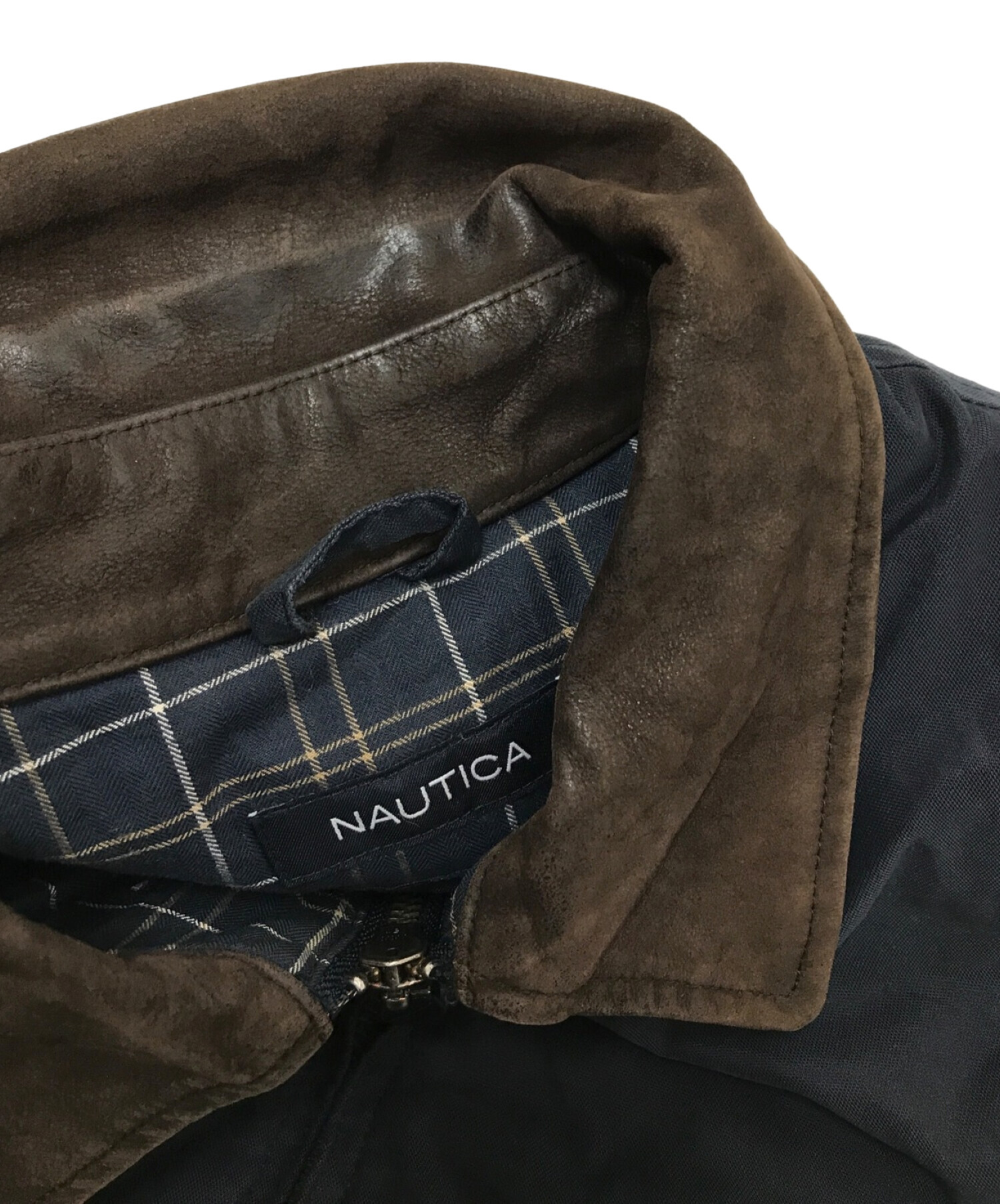 NAUTICA (ノーティカ) ジップアップナイロンブルゾン ブラック サイズ:M