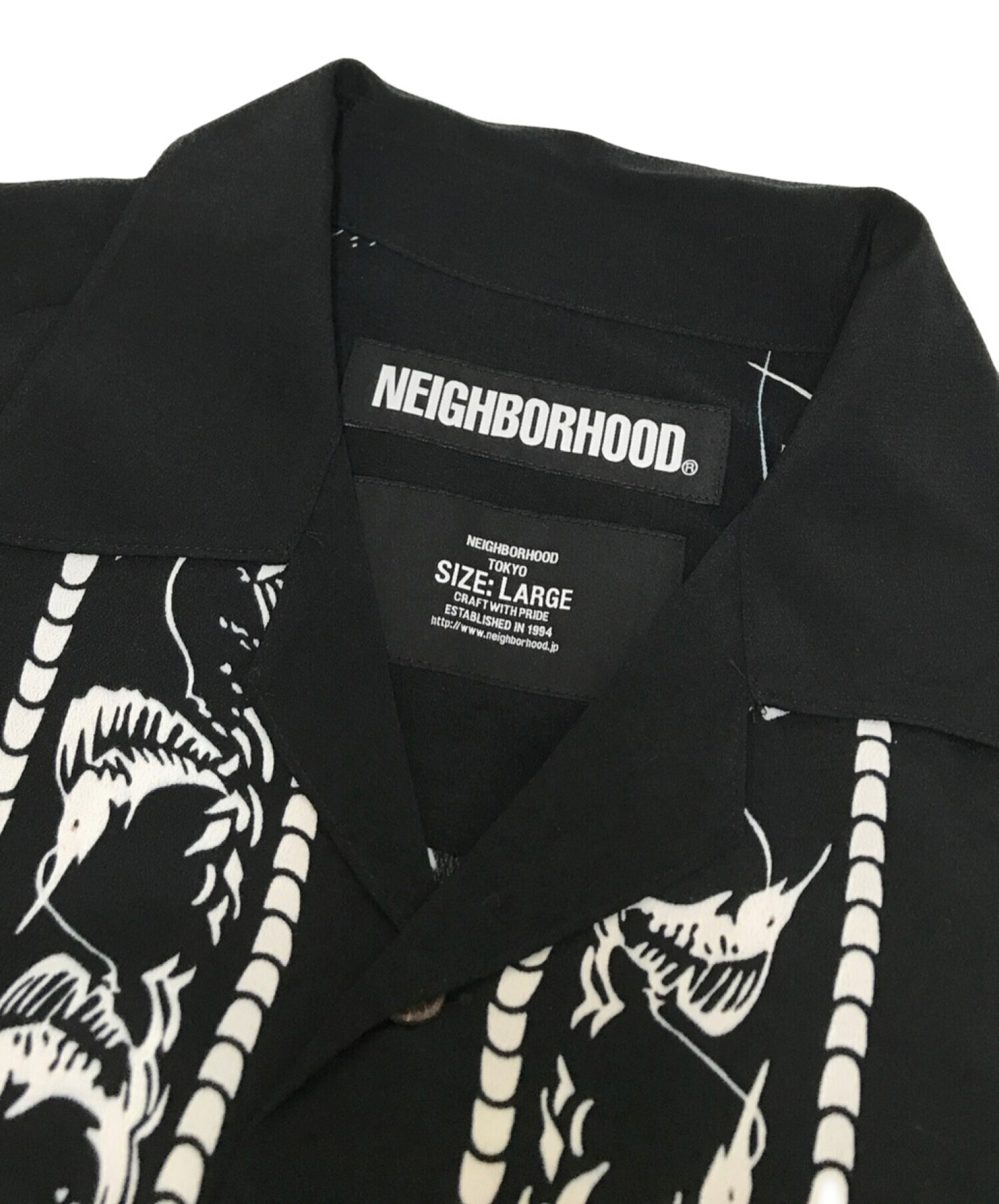 NEIGHBORHOOD (ネイバーフッド) ALOHA SWORDFISH/R-SHIRT ブラック サイズ:Ｌ