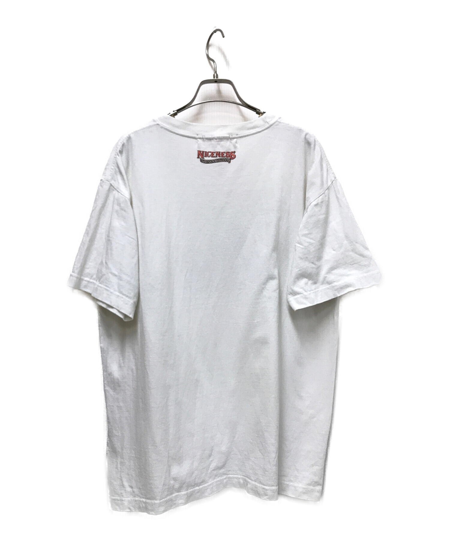 NICENESS (ナイスネス) BERNARD NNビンテージ珍獣Tシャツ ホワイト サイズ:下記参照