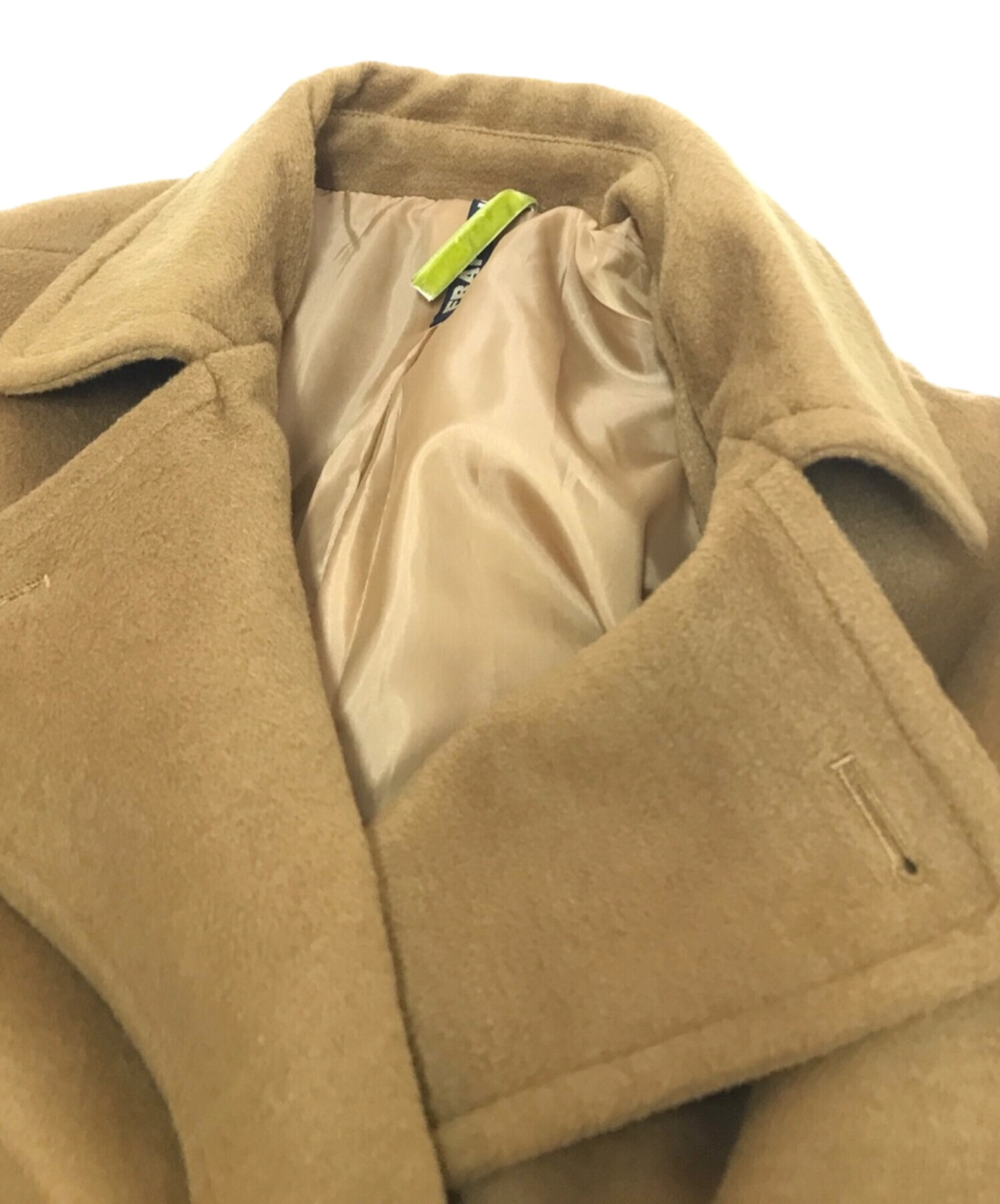 FRAPBOIS (フラボア) 袖切替コート ブラウン×ネイビー サイズ:1