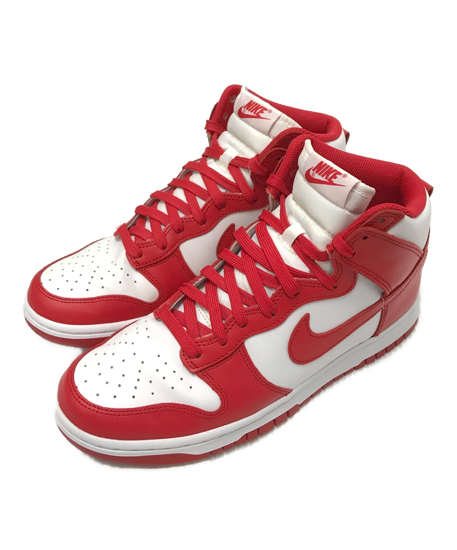 中古・古着通販】NIKE (ナイキ) DUNK HI RETRO UNIVERSITY レッド