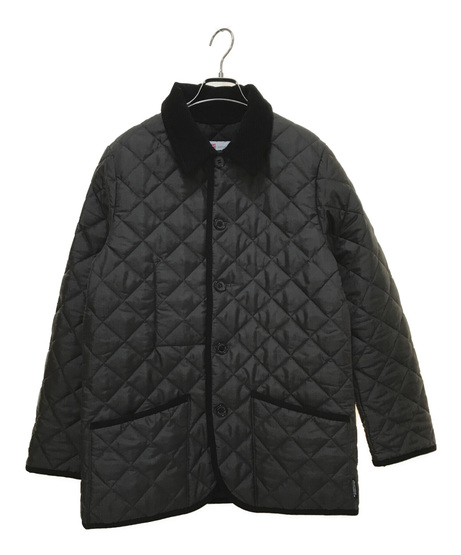 カラーブラック黒BEAMS別注 トラディショナルウェザーウェア キルティングジャケット