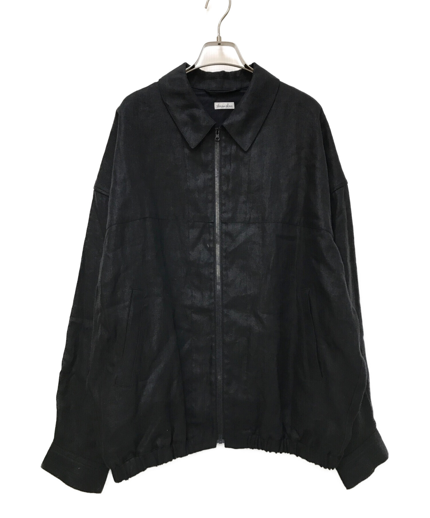 Steven Alan LINEN BALON スイングトップ 黒-