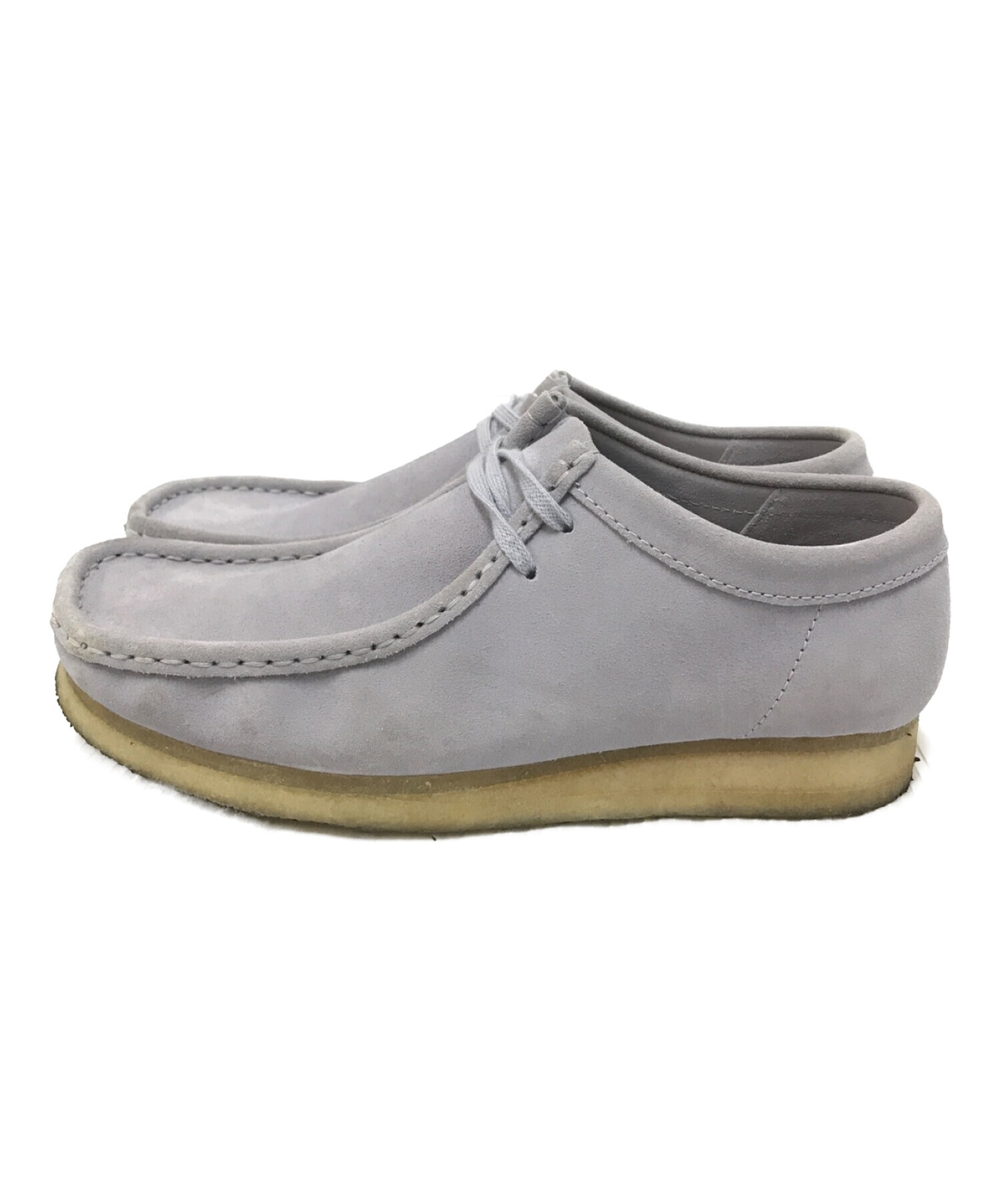 中古・古着通販】CLARKS (クラークス) ワラビーシューズ グレー サイズ