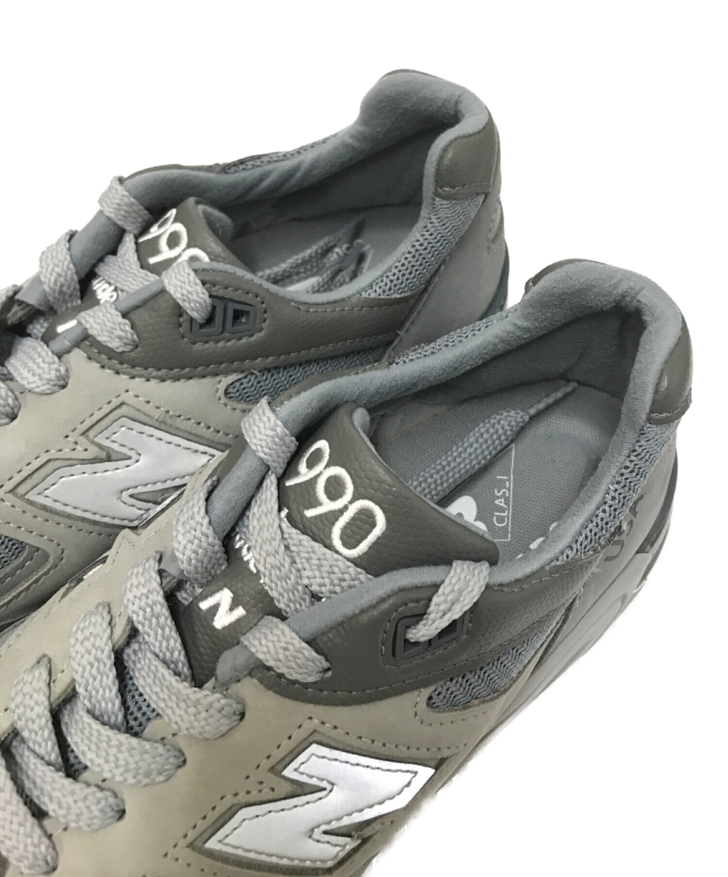 NEW BALANCE×WTAPS (ニューバランス×ダブルタップス) コラボ990 ローカットスニーカー グレー サイズ:27.0cm