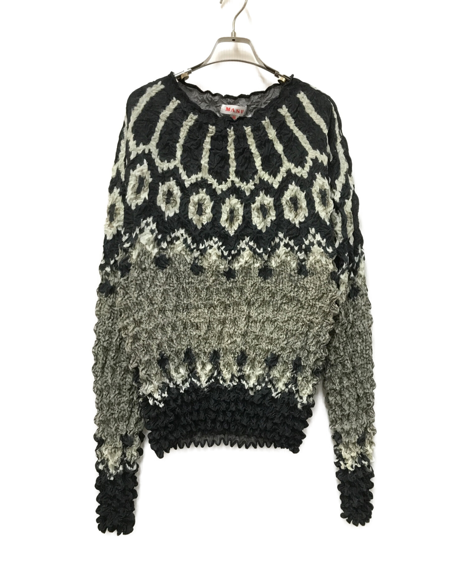 中古・古着通販】masu (エムエーエスユー) Popcorn Nordic Sweater
