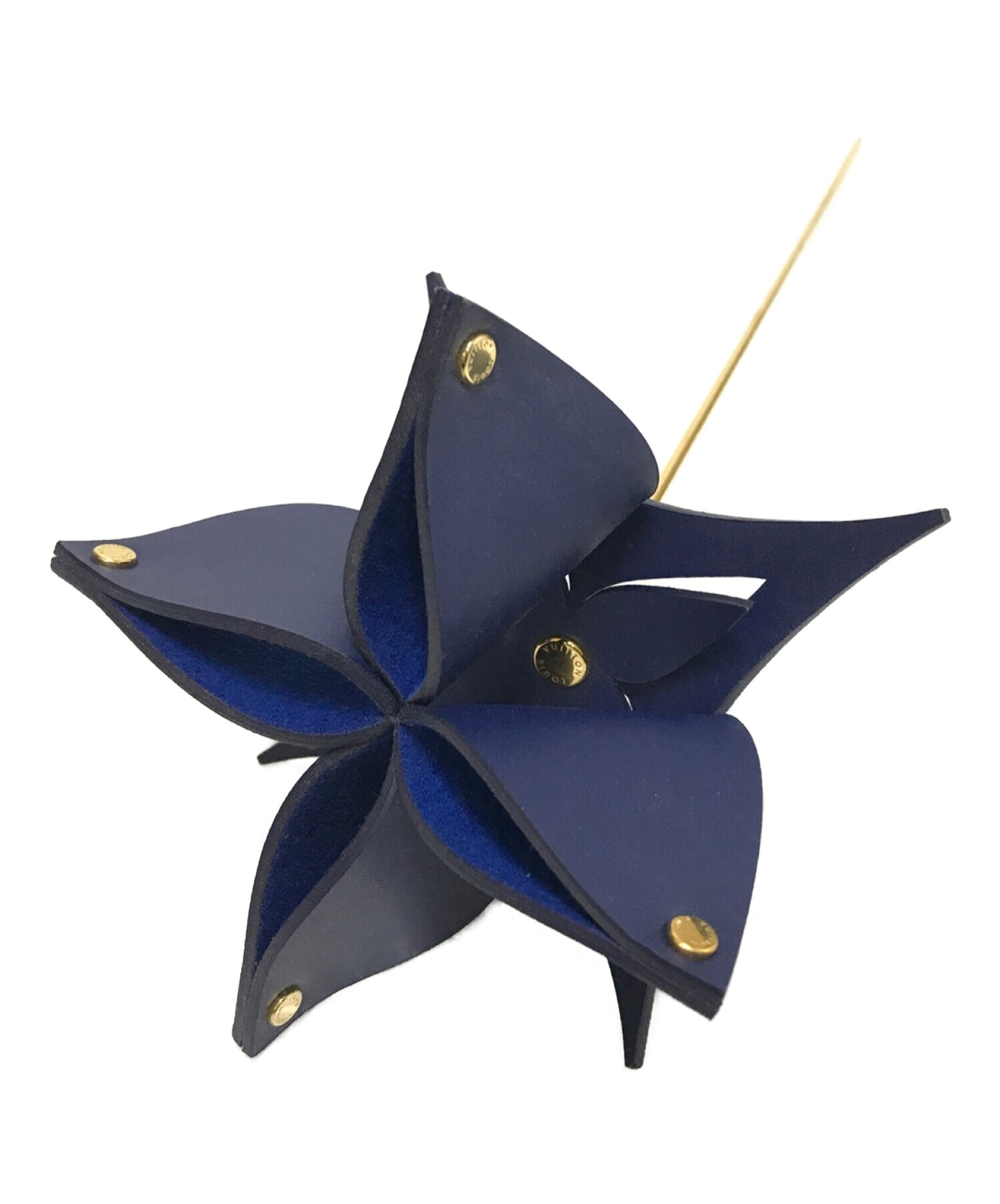 中古・古着通販】LOUIS VUITTON (ルイ ヴィトン) Origami Flowers by Atelier Oi ネイビー  サイズ:下記参照｜ブランド・古着通
