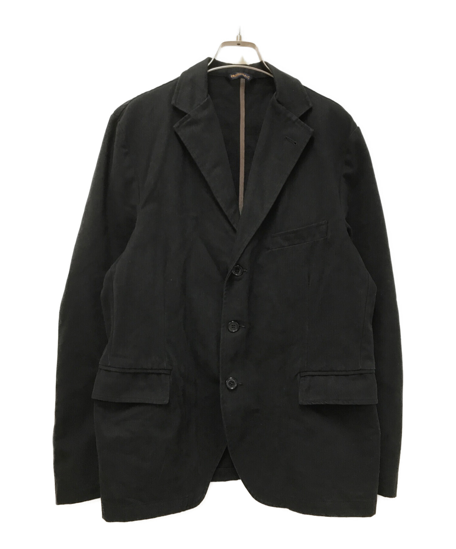 Fraizzoli (フライツォーリ) 3Bテーラードジャケット ブラック サイズ:50