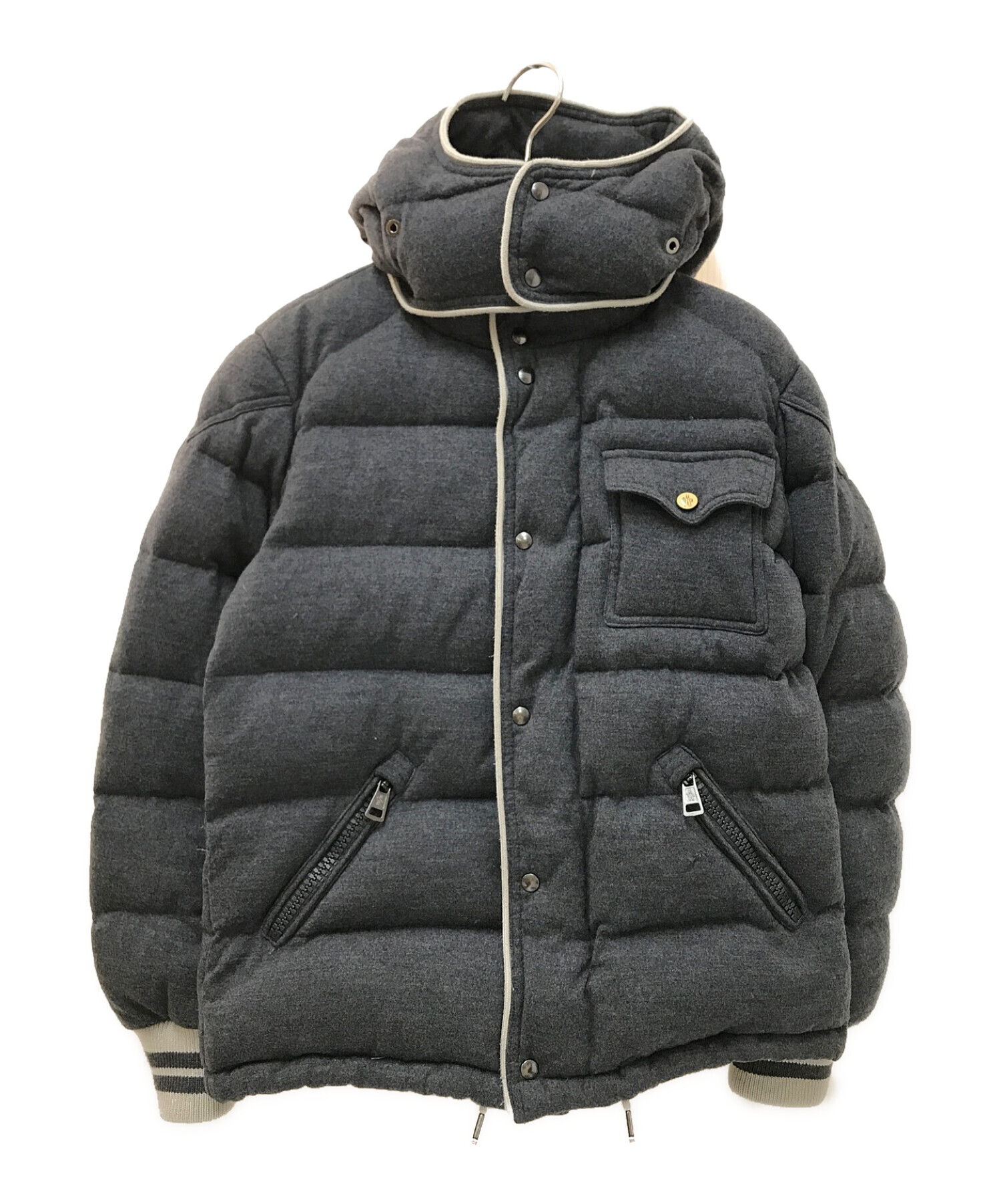 中古・古着通販】MONCLER (モンクレール) BRESLE GIUBBOTTO グレー