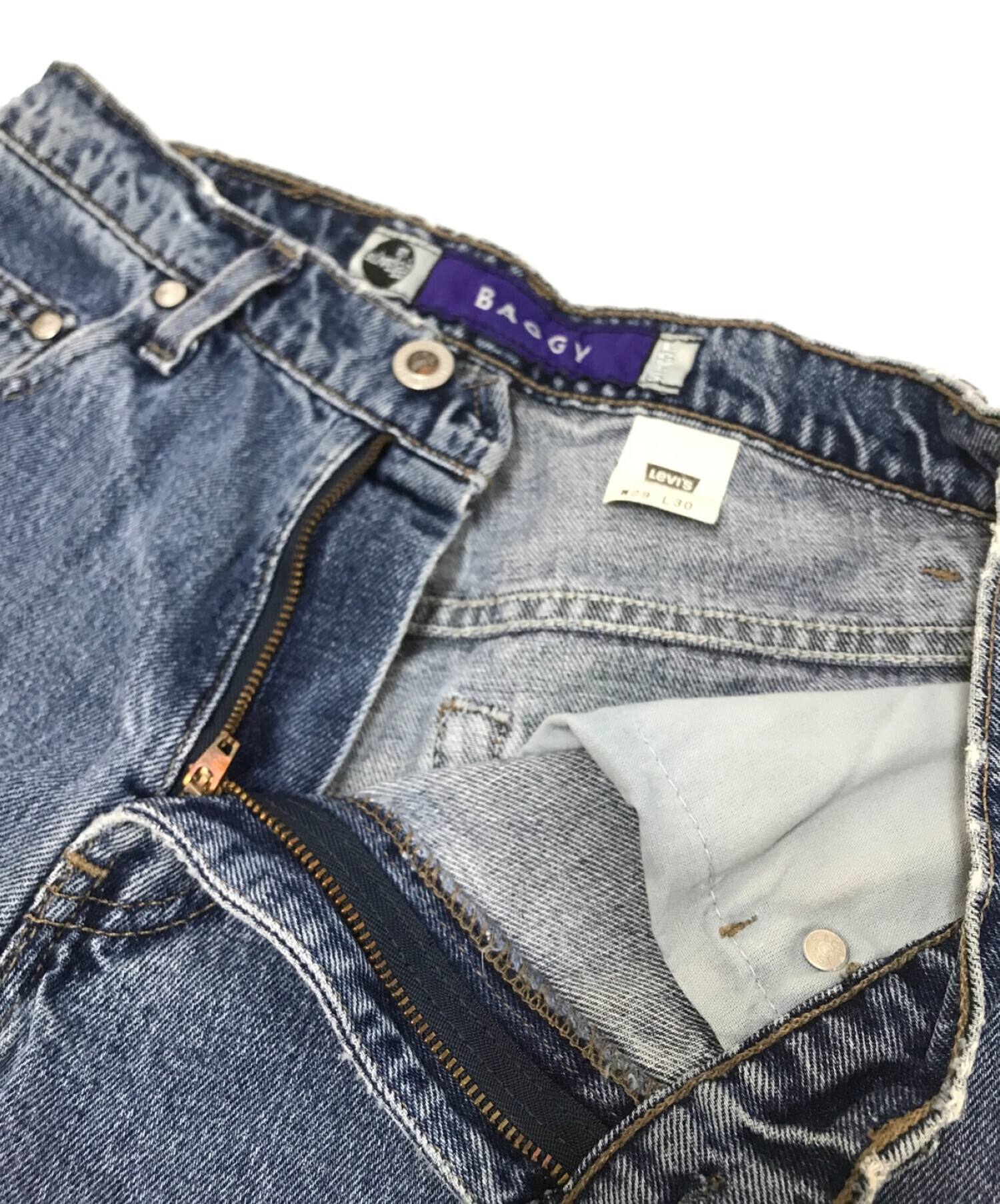 Levi's SILVER TAB (リーバイス シルバータブ) バギーデニムハーフパンツ インディゴ サイズ:W29L30